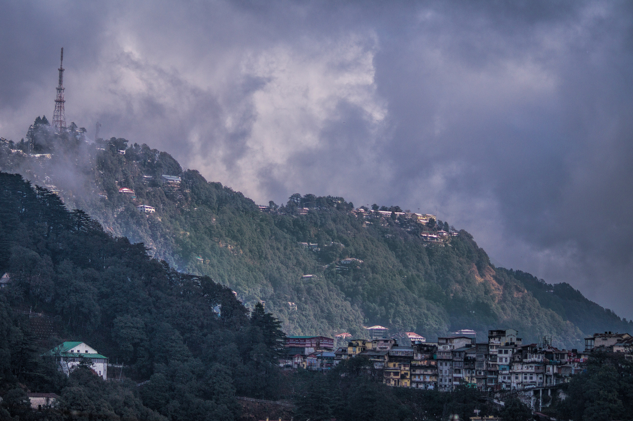 Sigma 70-300mm F4-5.6 DL Macro sample photo. Storm tower photography