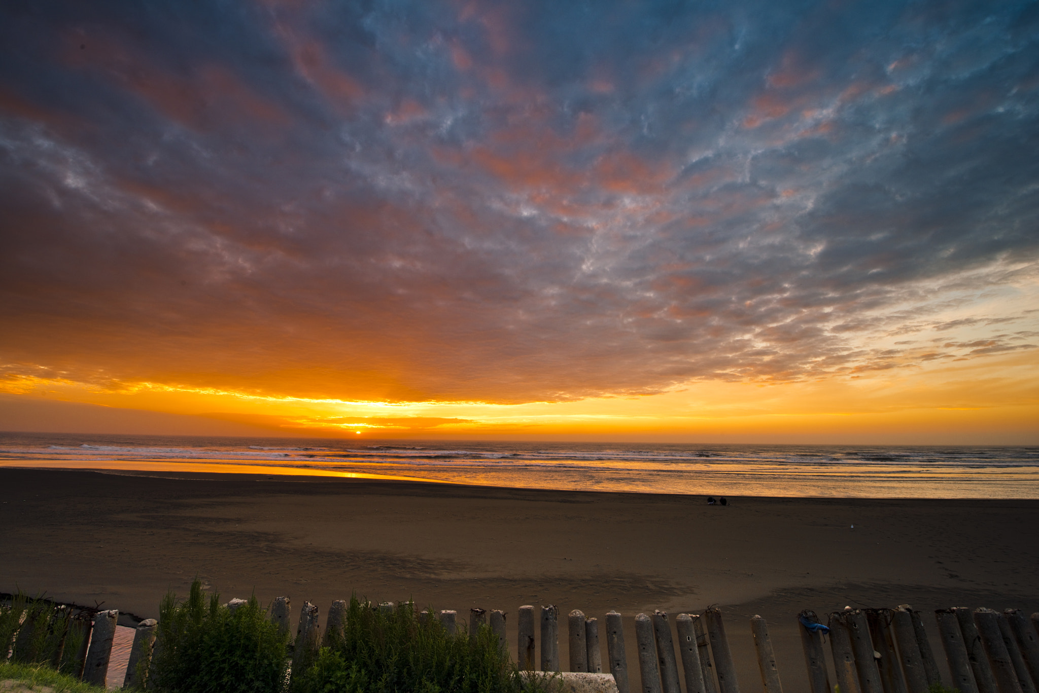 AF Zoom-Nikkor 28-105mm f/3.5-4.5D IF sample photo. Burning sky photography