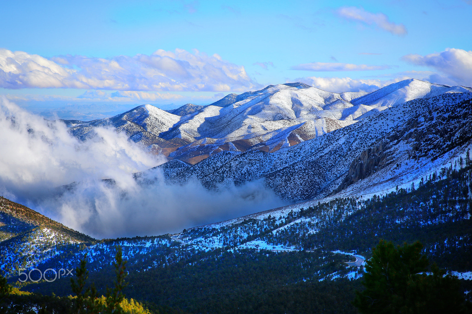 Canon EF 24-70mm F2.8L II USM sample photo. The fog coming up the mountain, this is the view f ... photography