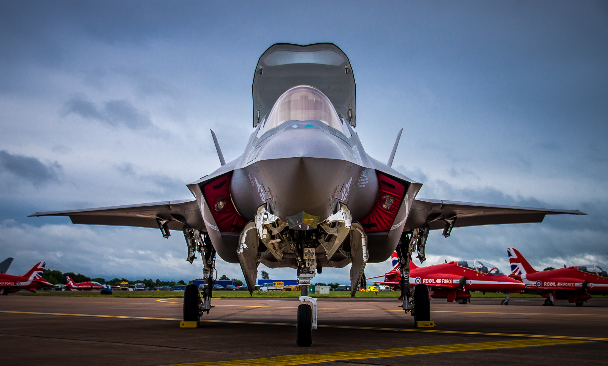 Tamron AF 28-105mm F4-5.6 [IF] sample photo. Usmc f35b lightning ii photography