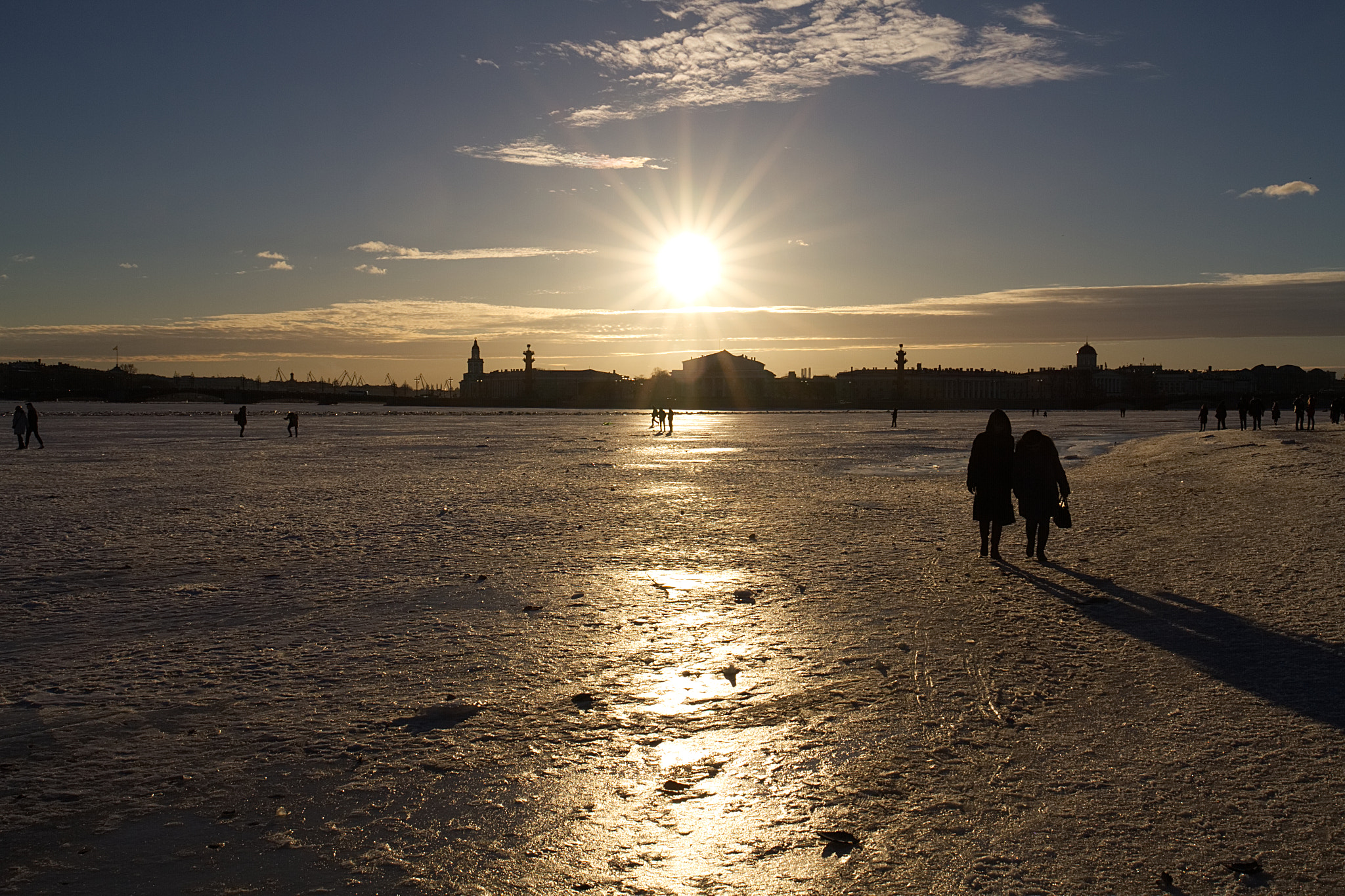 24.0 - 70.0 mm sample photo. Frozen river photography