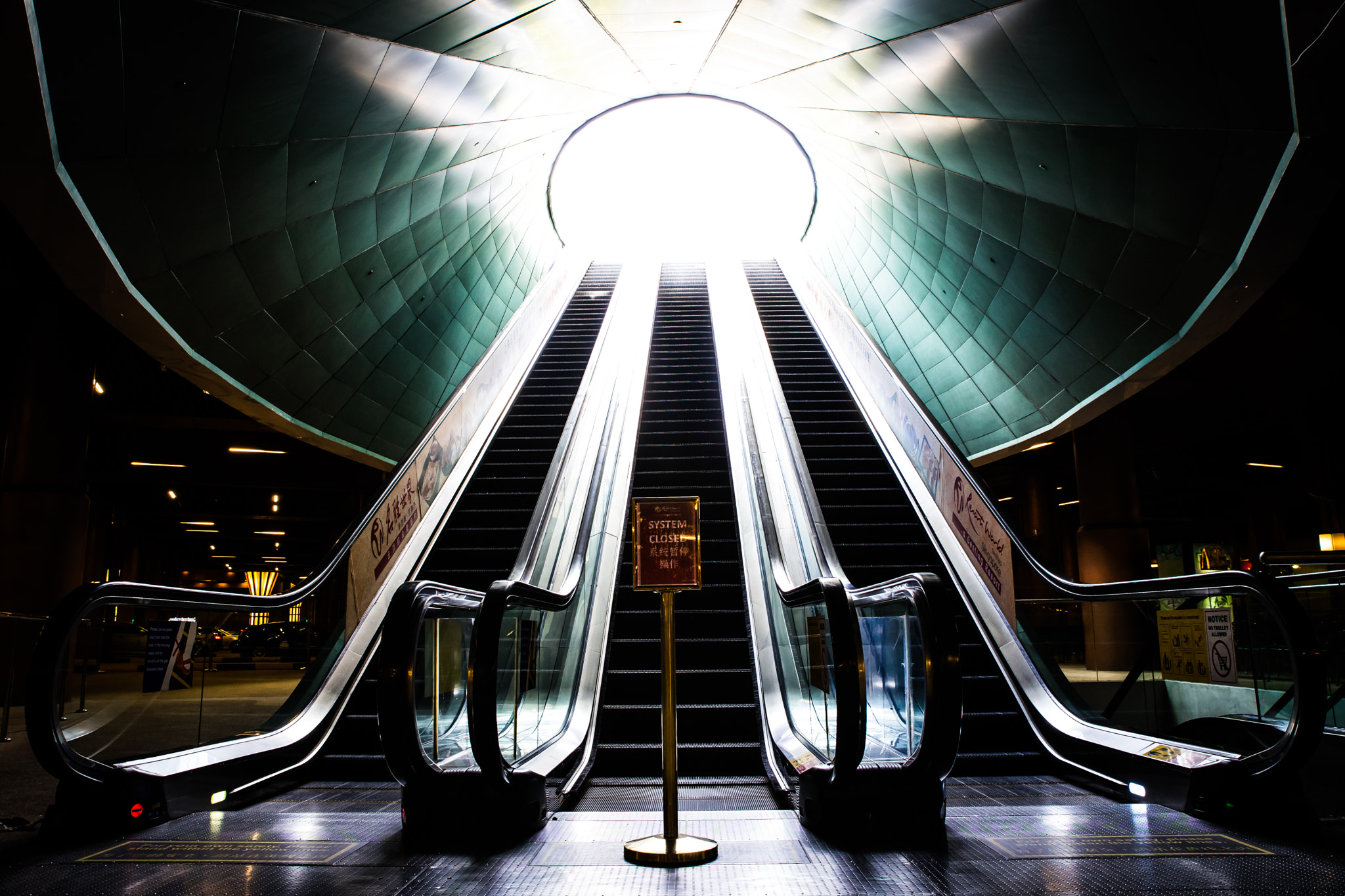 DT 24-70mm F2.8 SAM sample photo. Escalator photography