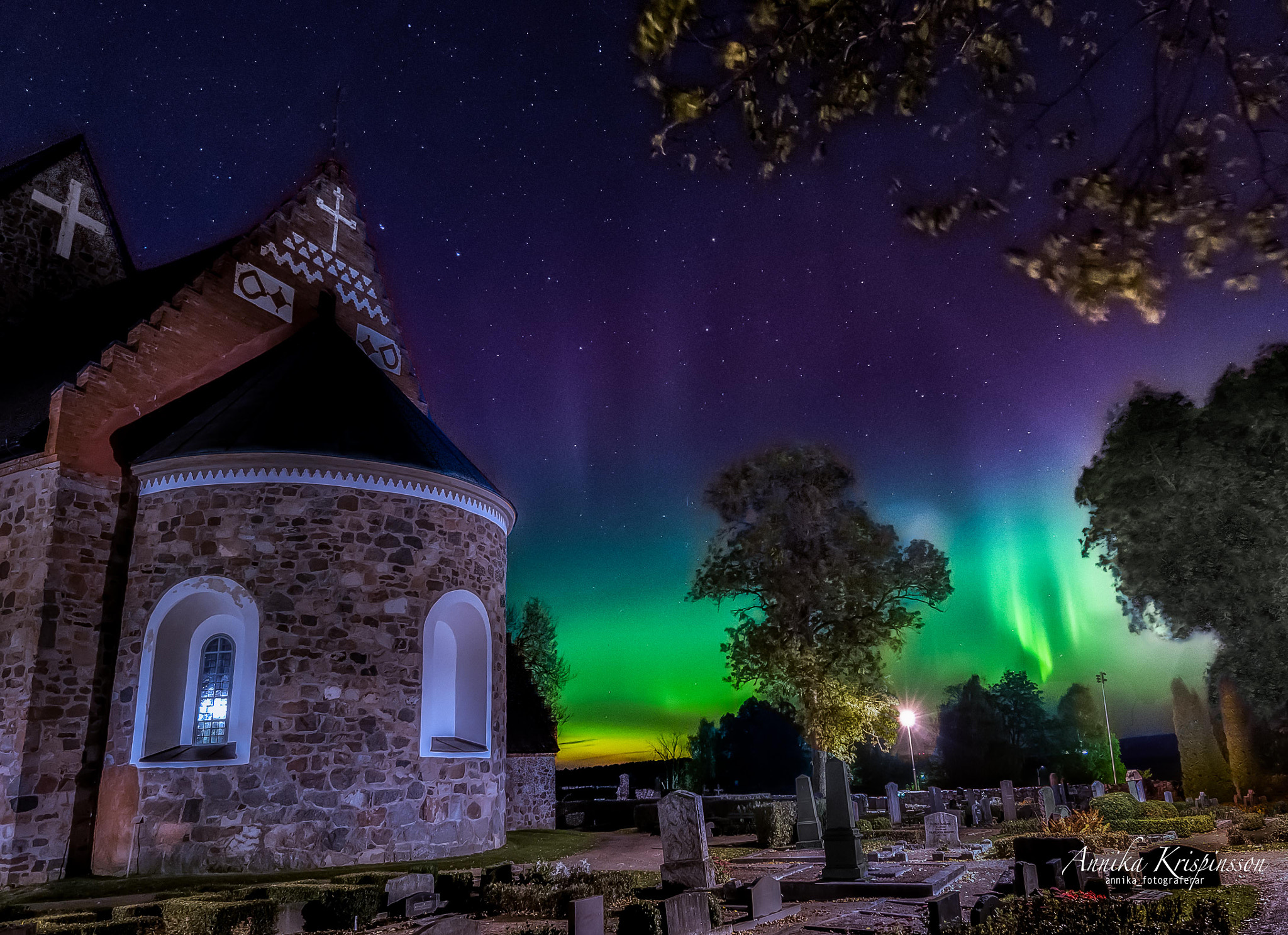 Nikon D7200 sample photo. Aurora over old uppsala cathedral photography