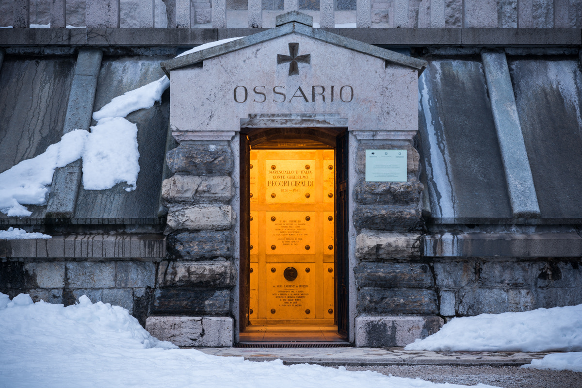 Tamron SP 24-70mm F2.8 Di VC USD sample photo. Ossary in monte pasubio photography