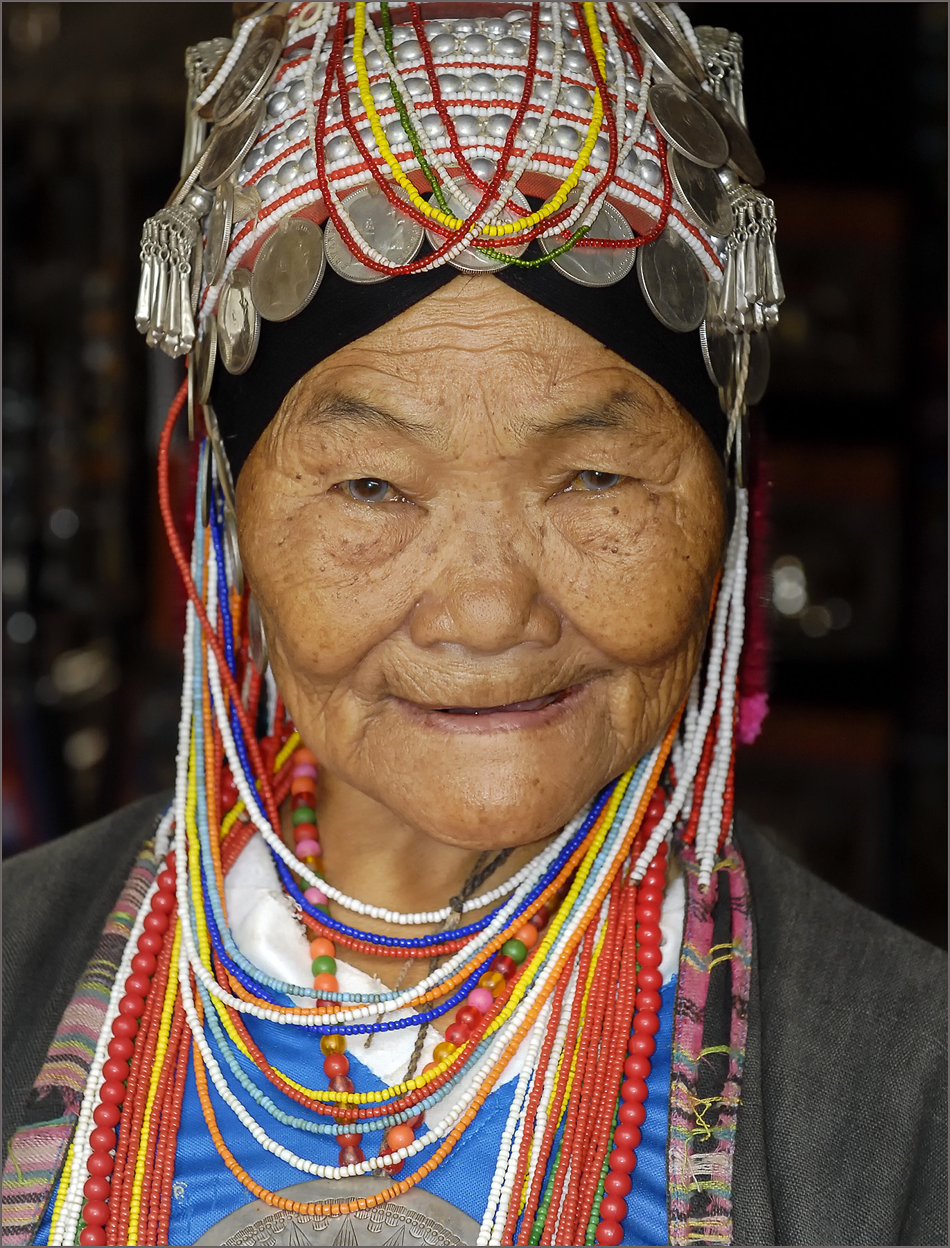 Nikon D200 sample photo. Kayan tribe lady photography