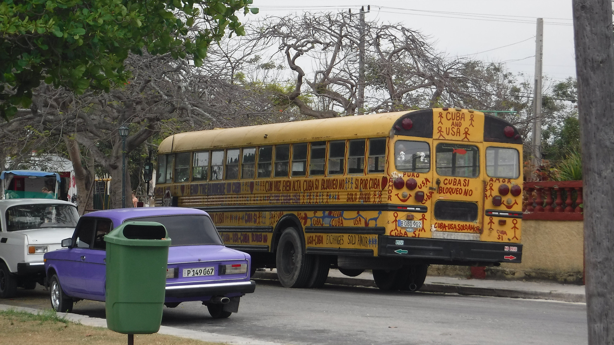 Fujifilm FinePix XP80 XP81 XP85 sample photo. School bus,cuba photography