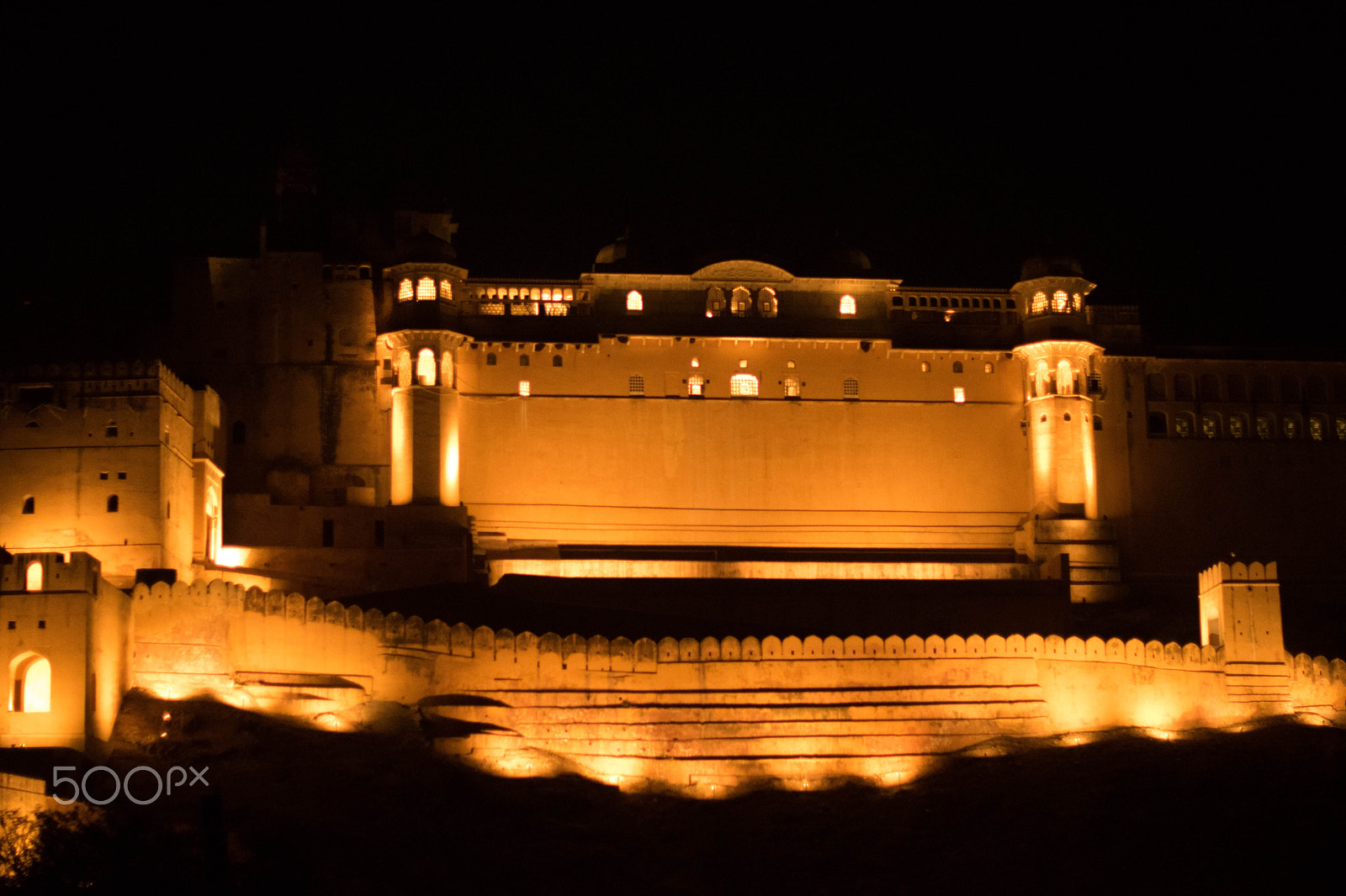 Nikon D5300 + Nikon AF-S Nikkor 50mm F1.4G sample photo. Amer fort photography