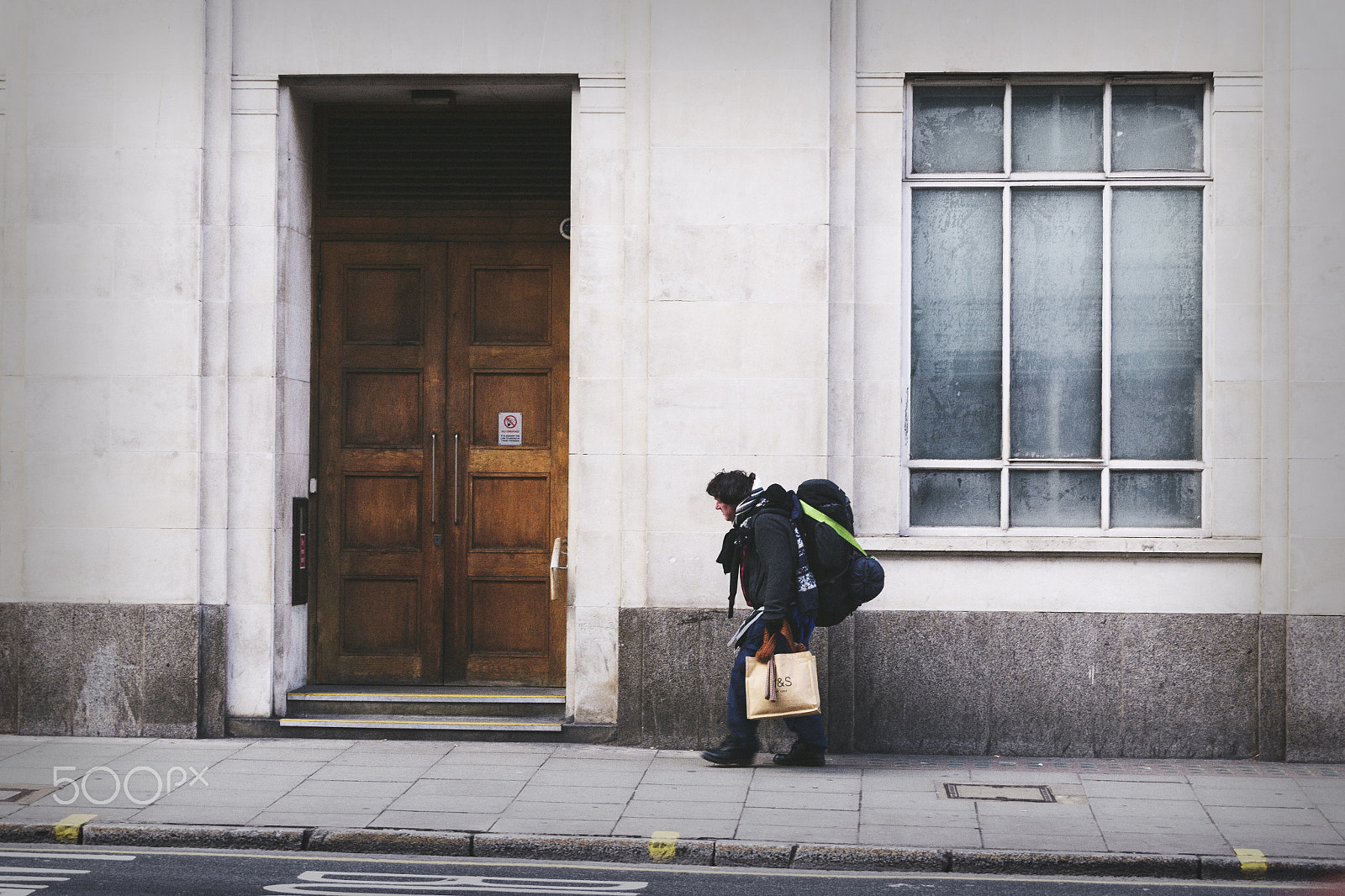 Sigma 17-50mm F2.8 EX DC OS HSM sample photo. Homeless man photography
