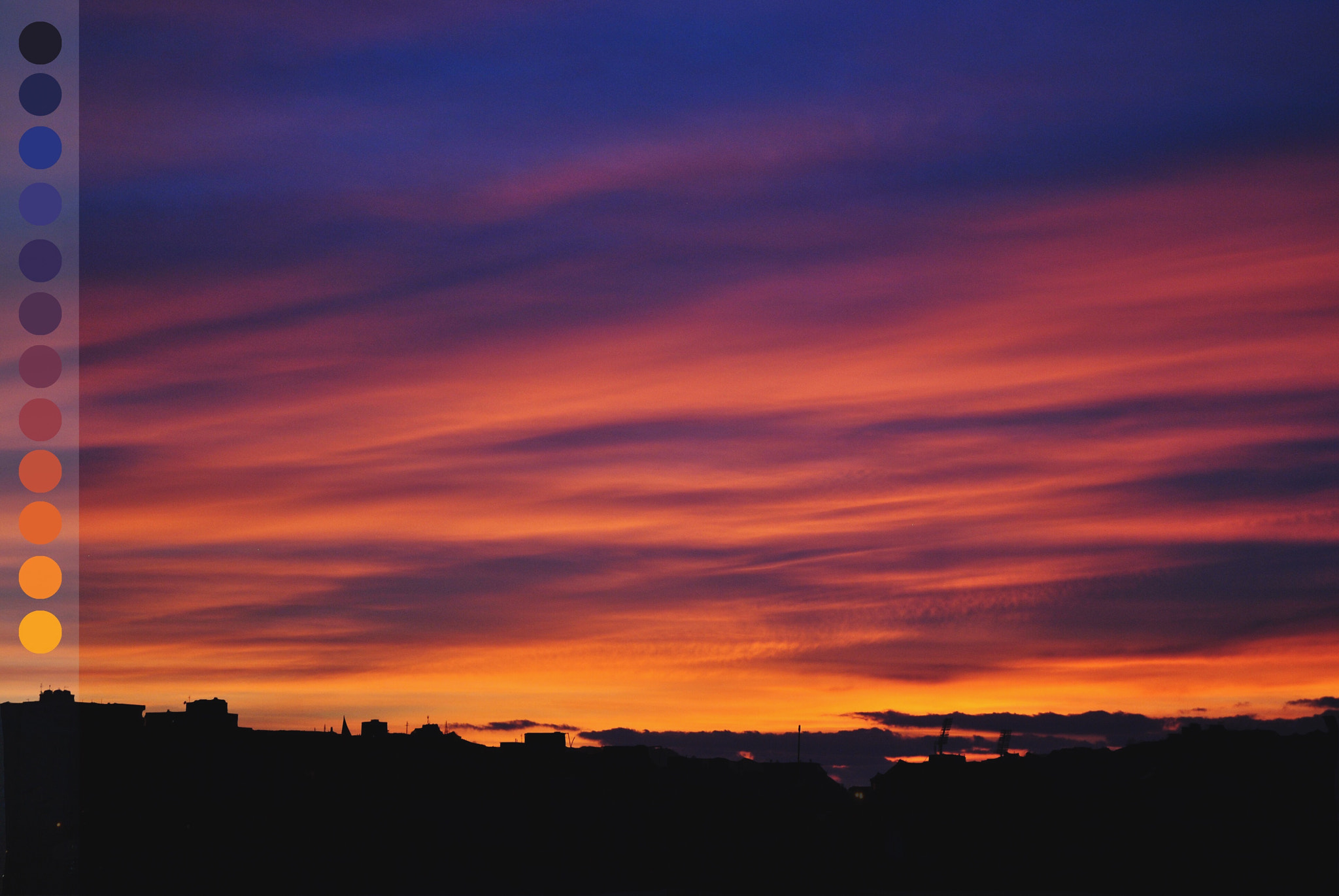 Nikon D3000 sample photo. Sunset colors in durres, albania photography