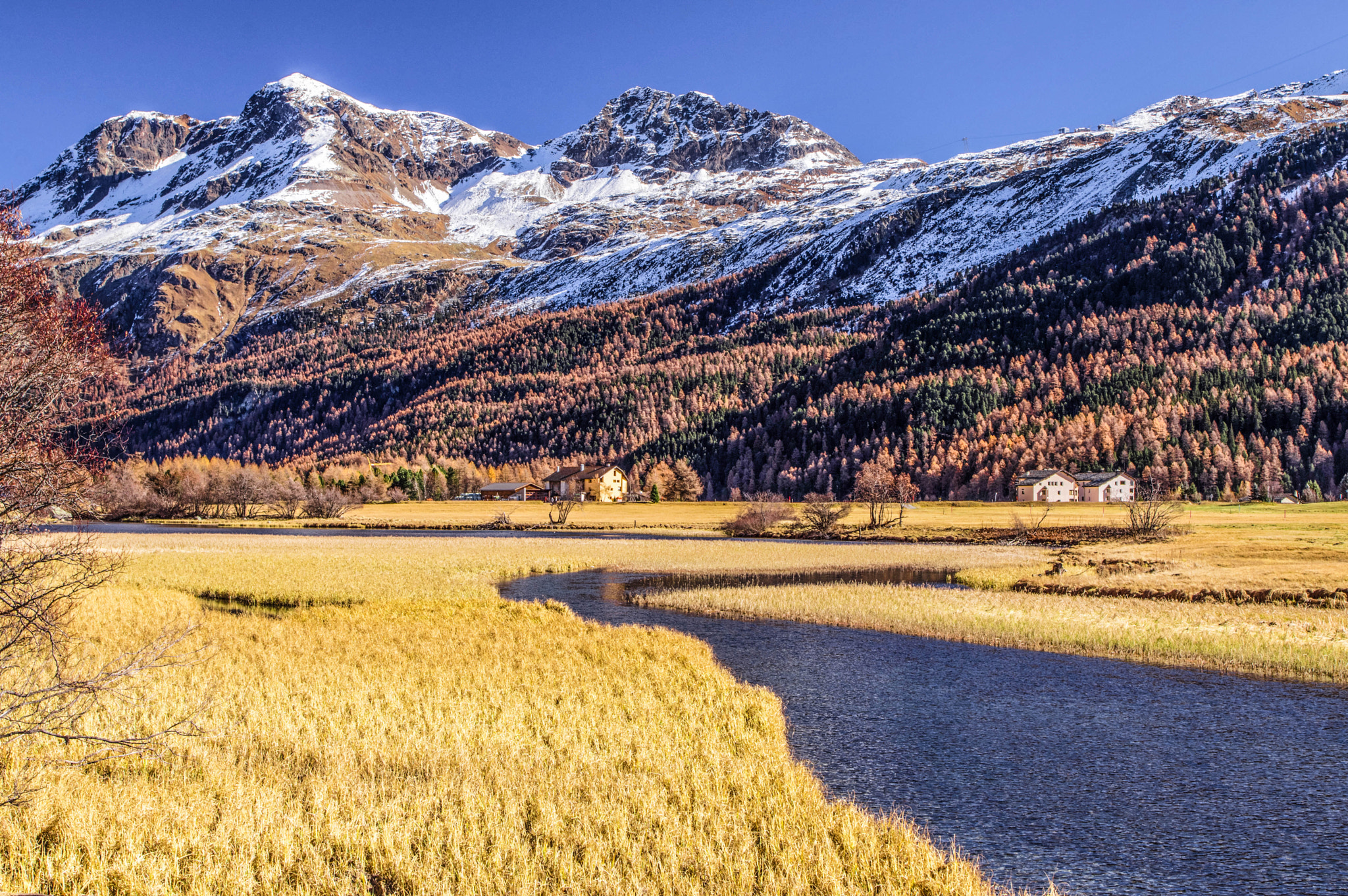 Pentax K-3 sample photo. Autunno a sils (engadina) photography