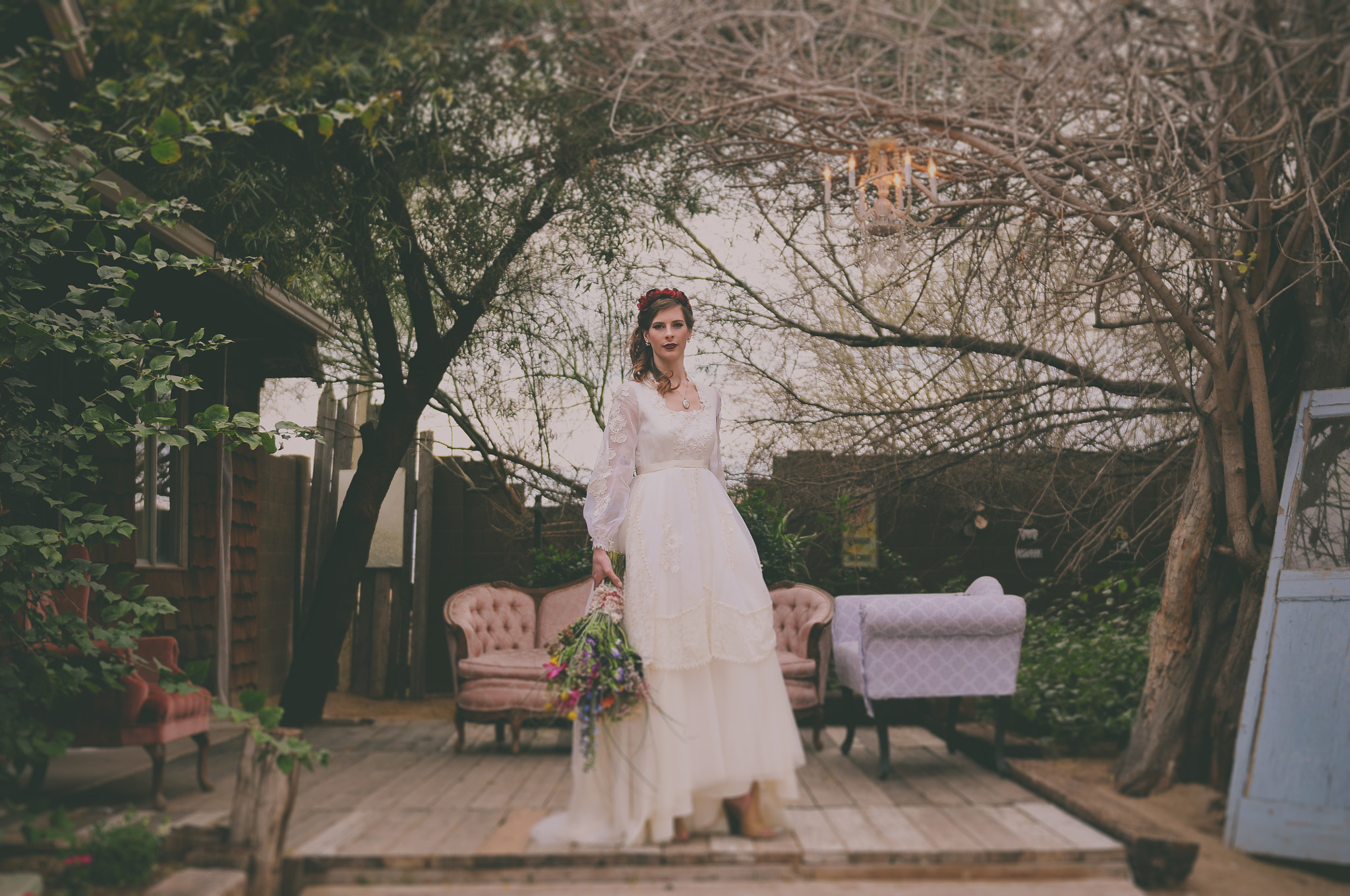 Nikon AF-S Nikkor 24-70mm F2.8G ED sample photo. Vintage bride photography