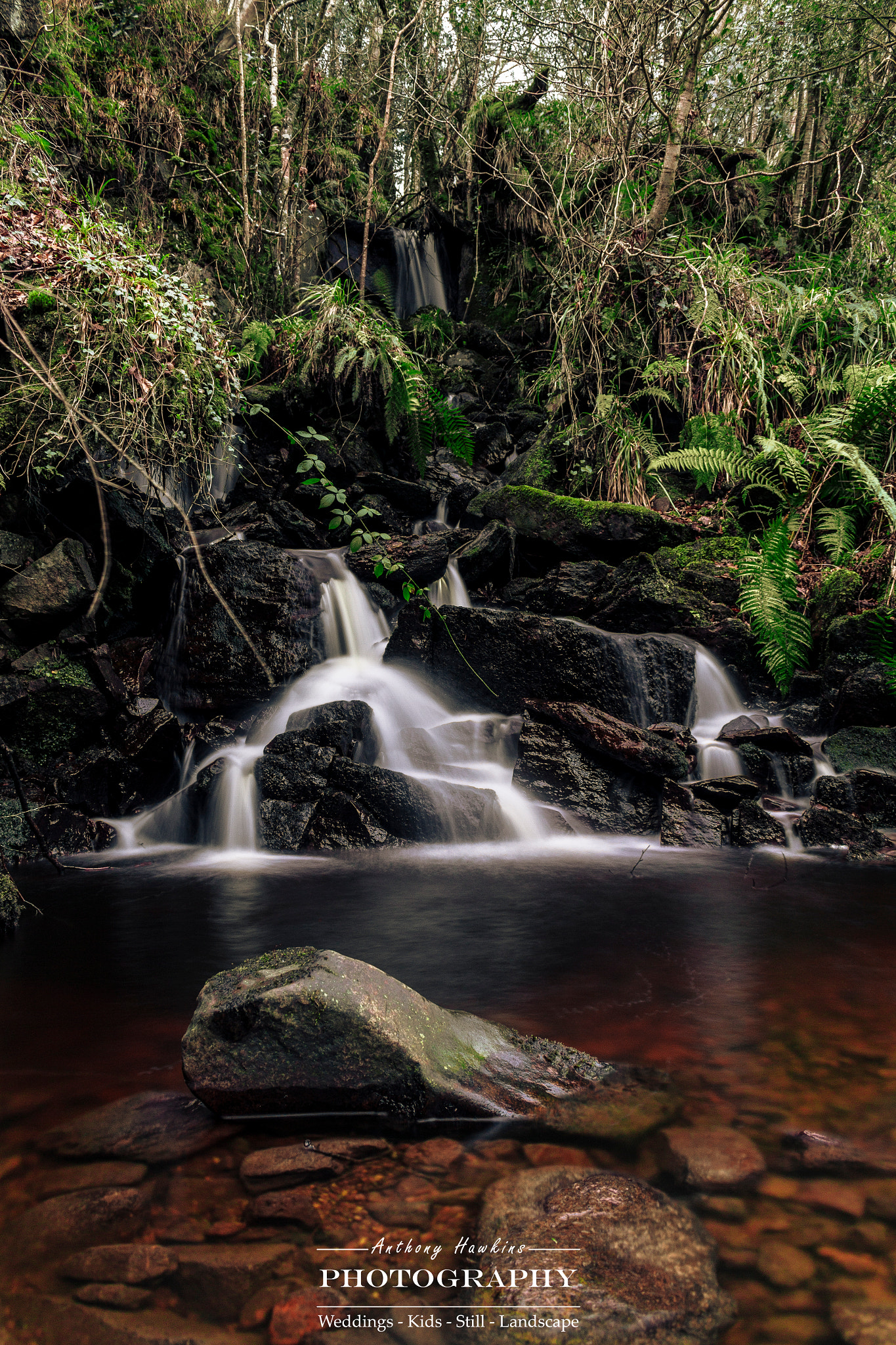 Canon EOS 7D sample photo. Waterfall in the forest photography