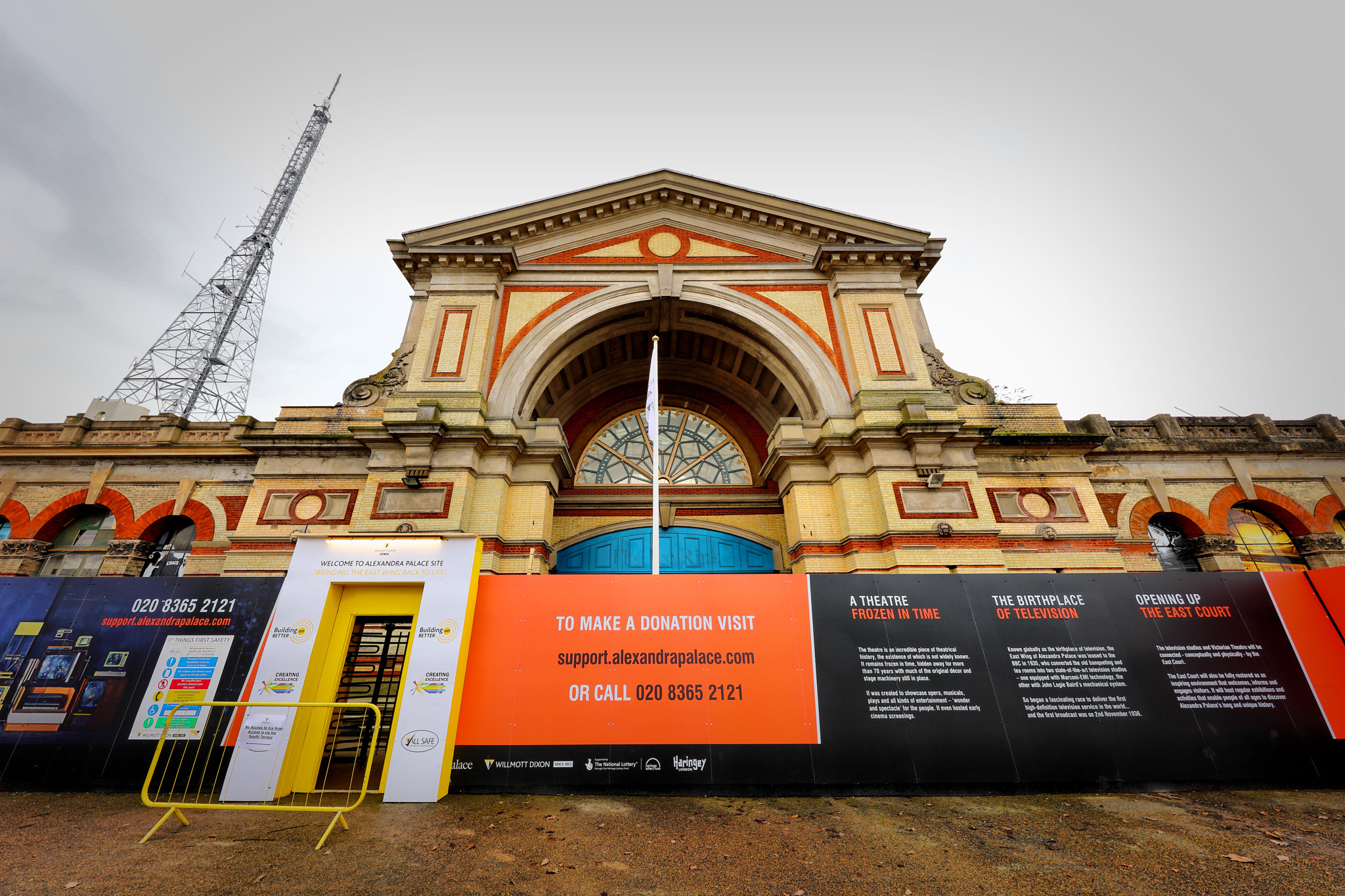 Canon EOS 5DS R + Canon EF 11-24mm F4L USM sample photo. Alexandra palace restoration photography