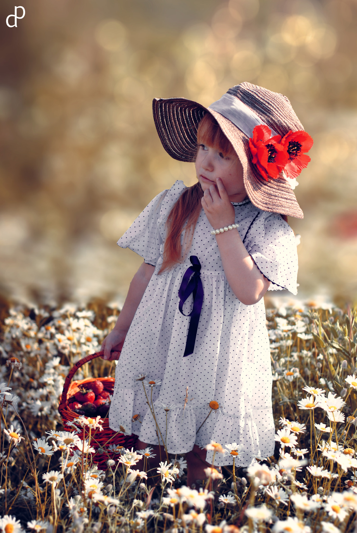 Nikon D3000 + Nikon AF-S Nikkor 50mm F1.4G sample photo. Flower girl photography