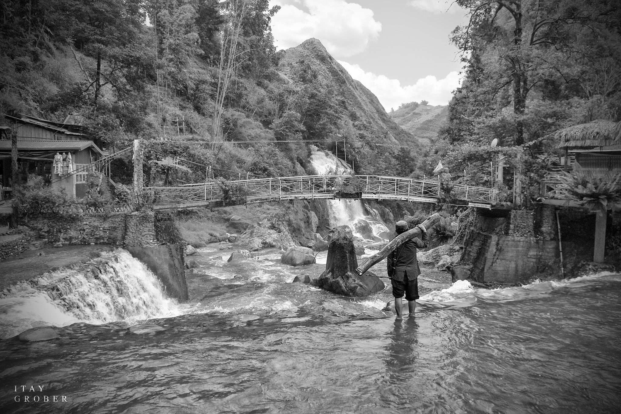 Canon EF-S 17-55mm F2.8 IS USM sample photo. Sa pa - cat cat watefall #2 photography