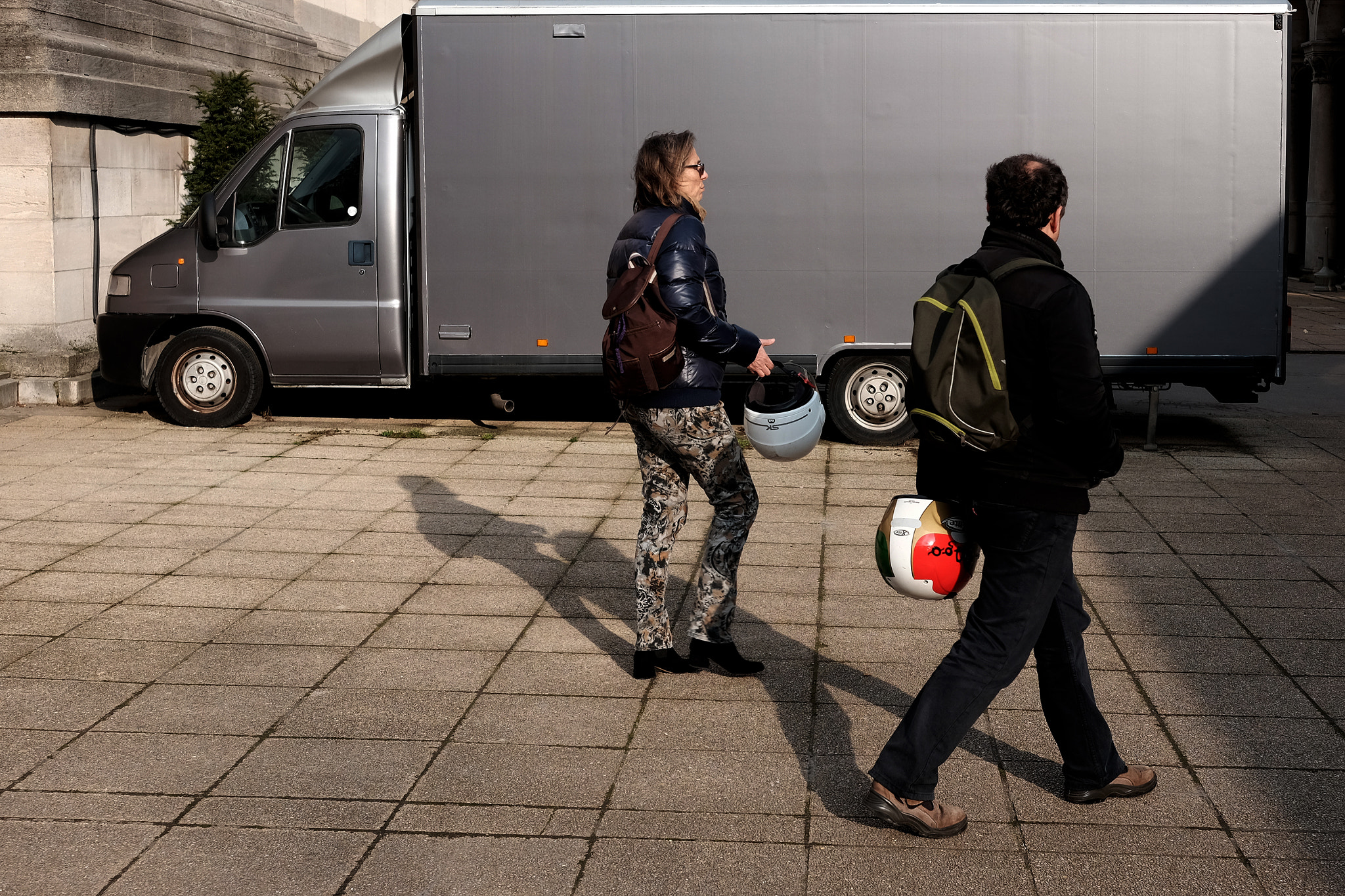 Fujifilm X-T10 sample photo. Grey truck  photography