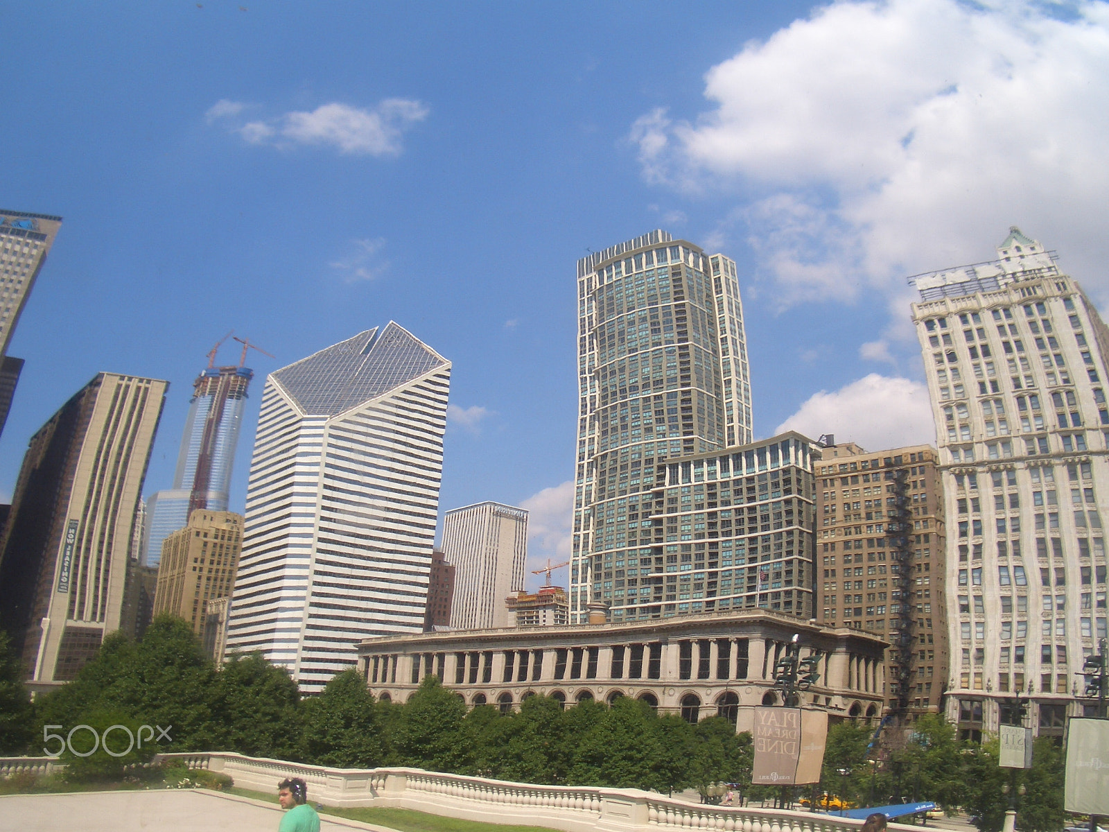 CASIO EX-Z55 sample photo. Shapes of chicago photography