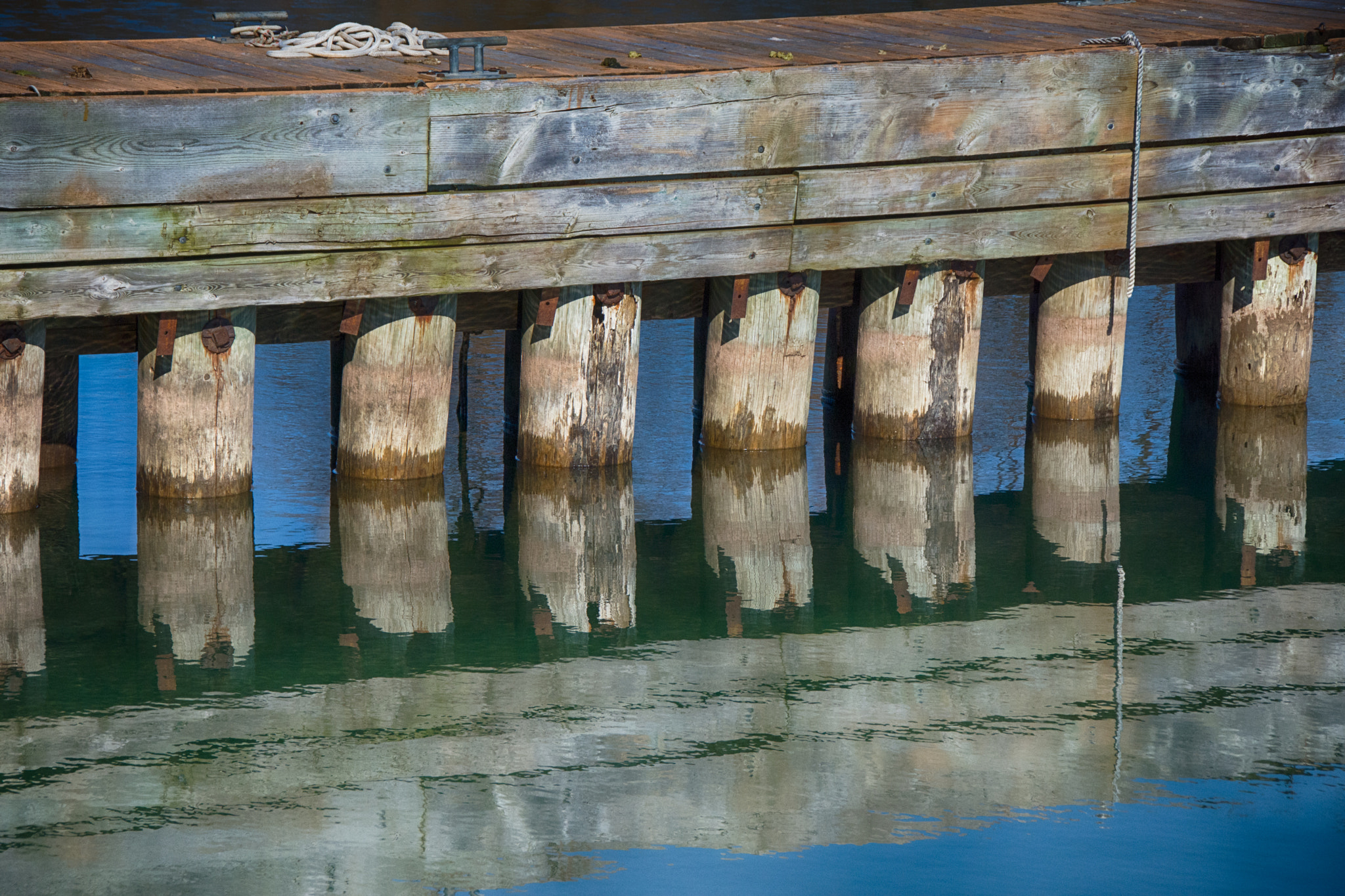 Nikon D7200 sample photo. Piers to be a reflection of itself photography