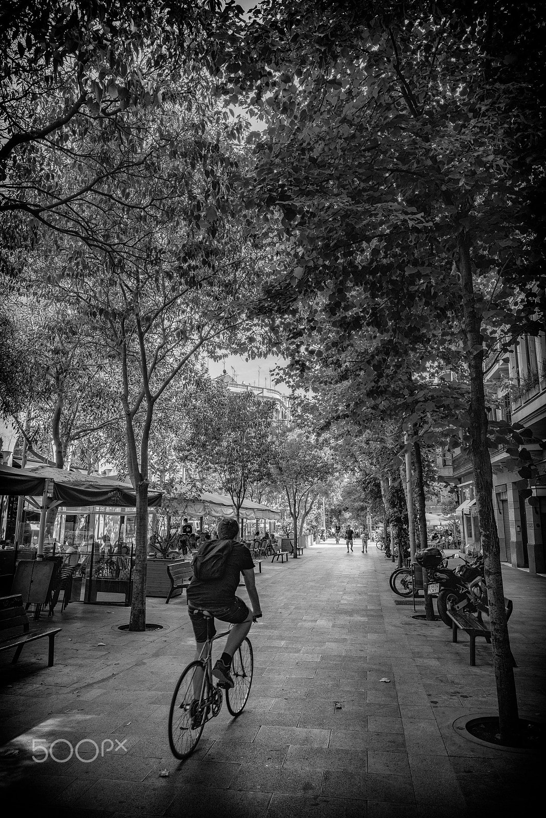 Nikon D800 sample photo. With b for bike, barcelona photography