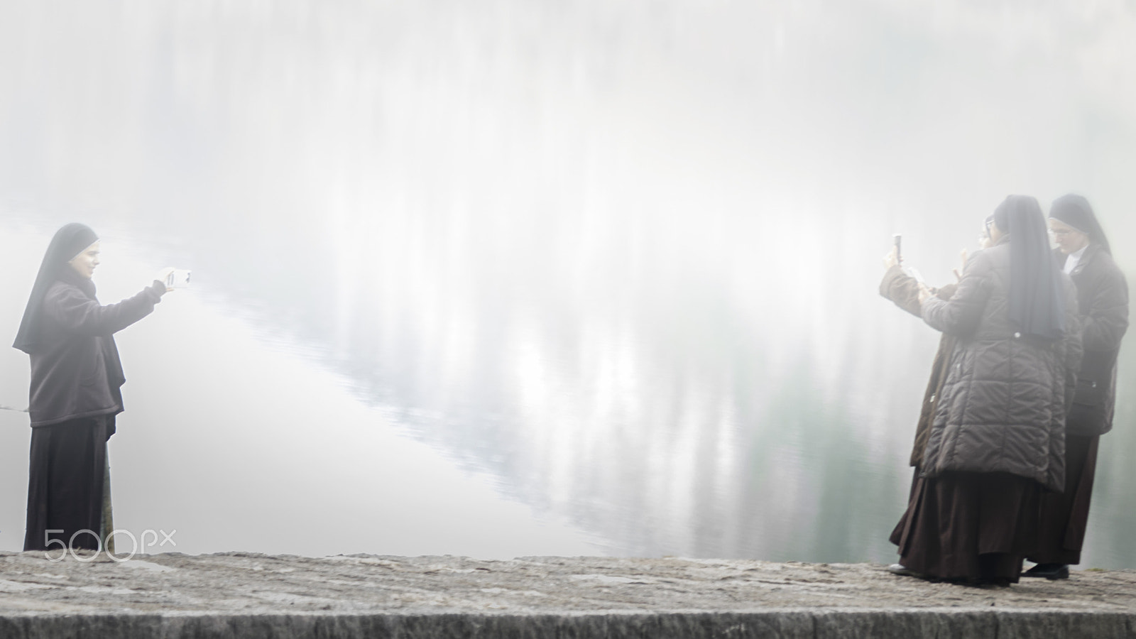 Canon EF 70-200mm F2.8L USM sample photo. Mist-ery trinity photography