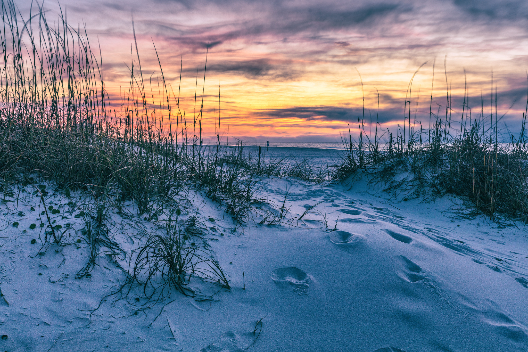 Canon EF 16-35mm F2.8L II USM sample photo. Alabama sunrise and dunes photography