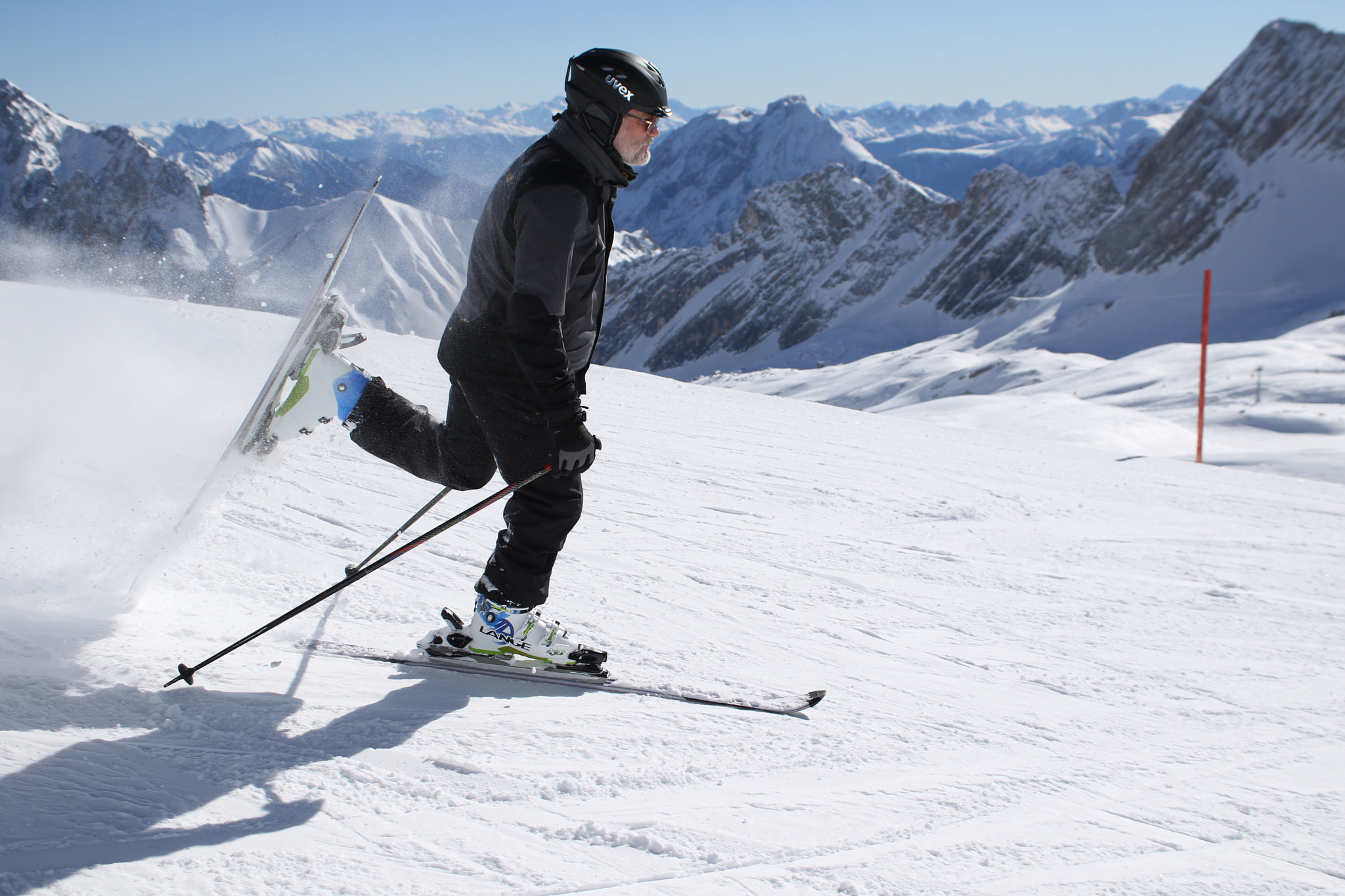 Canon EOS 7D Mark II sample photo. Skiing @ the zugspitze photography