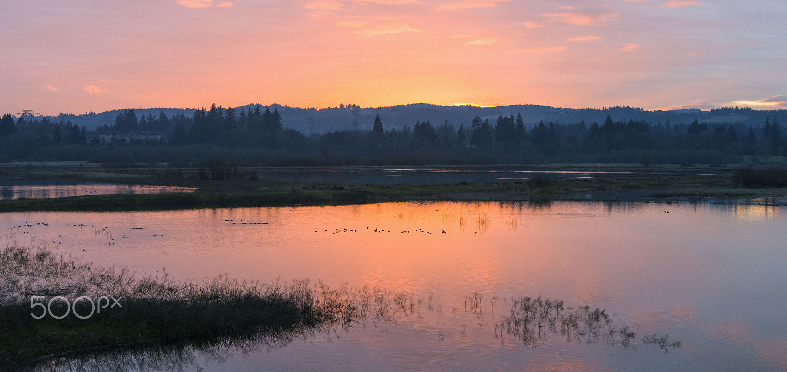 Pentax smc DA 55-300mm F4.0-5.8 ED sample photo. Sunset in the refuge photography