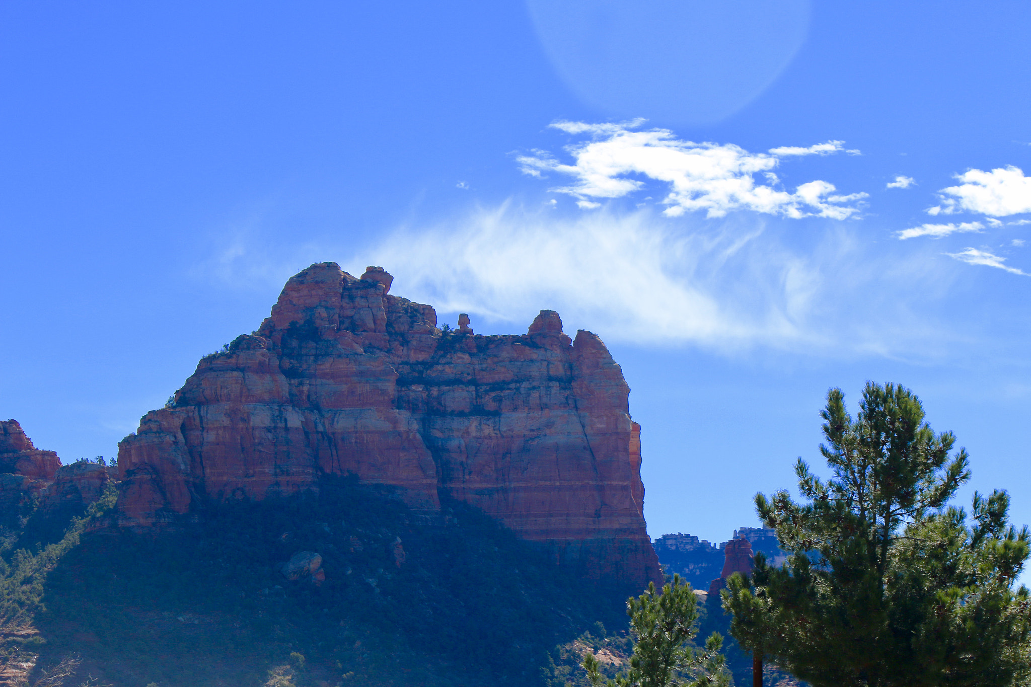 Canon EF-S 55-250mm F4-5.6 IS sample photo. Sedona photography