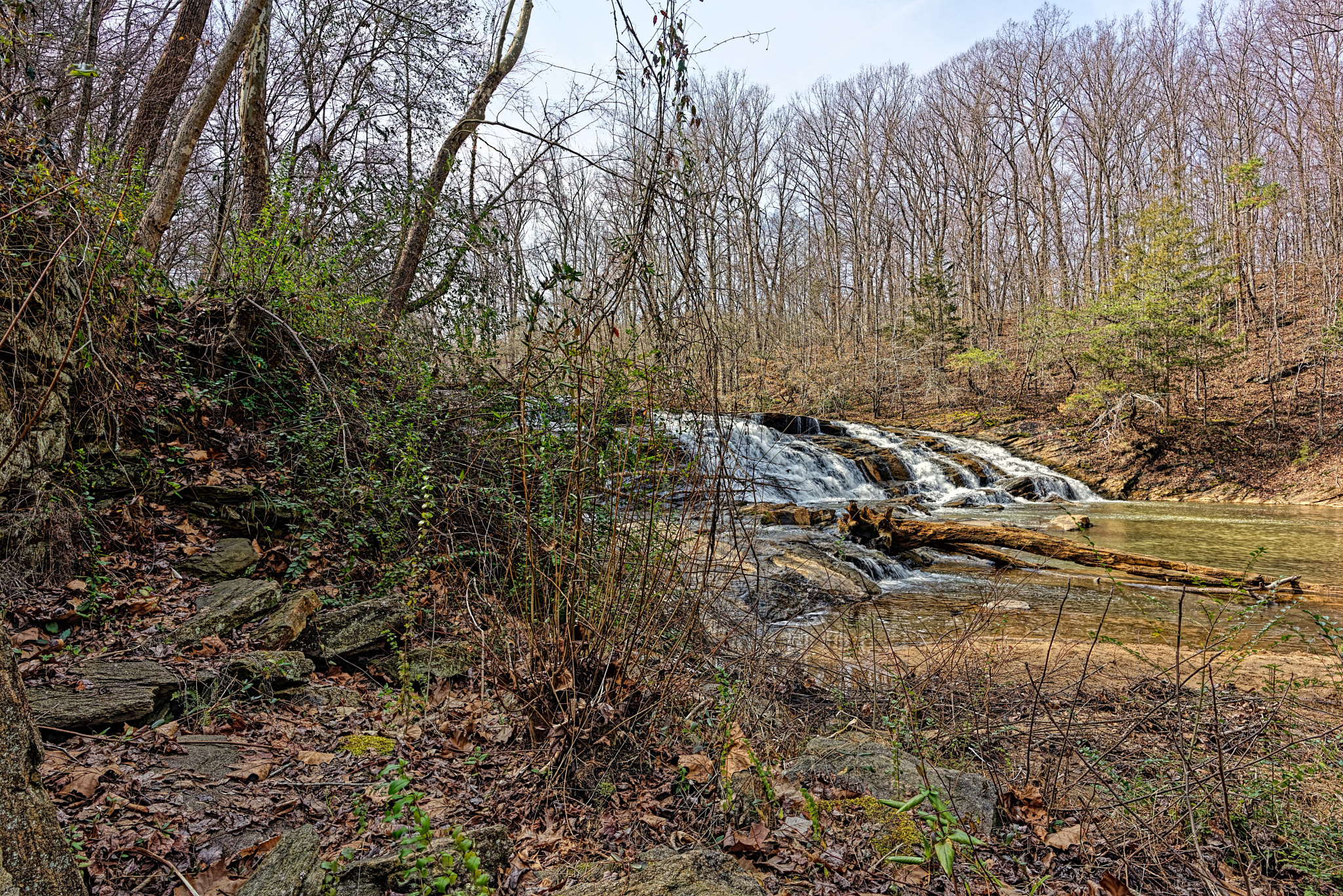 Nikon D810 + Nikon AF-S Nikkor 20mm F1.8G ED sample photo. Shacktownfallsyadkinvillenc-02-21-2017-004 photography