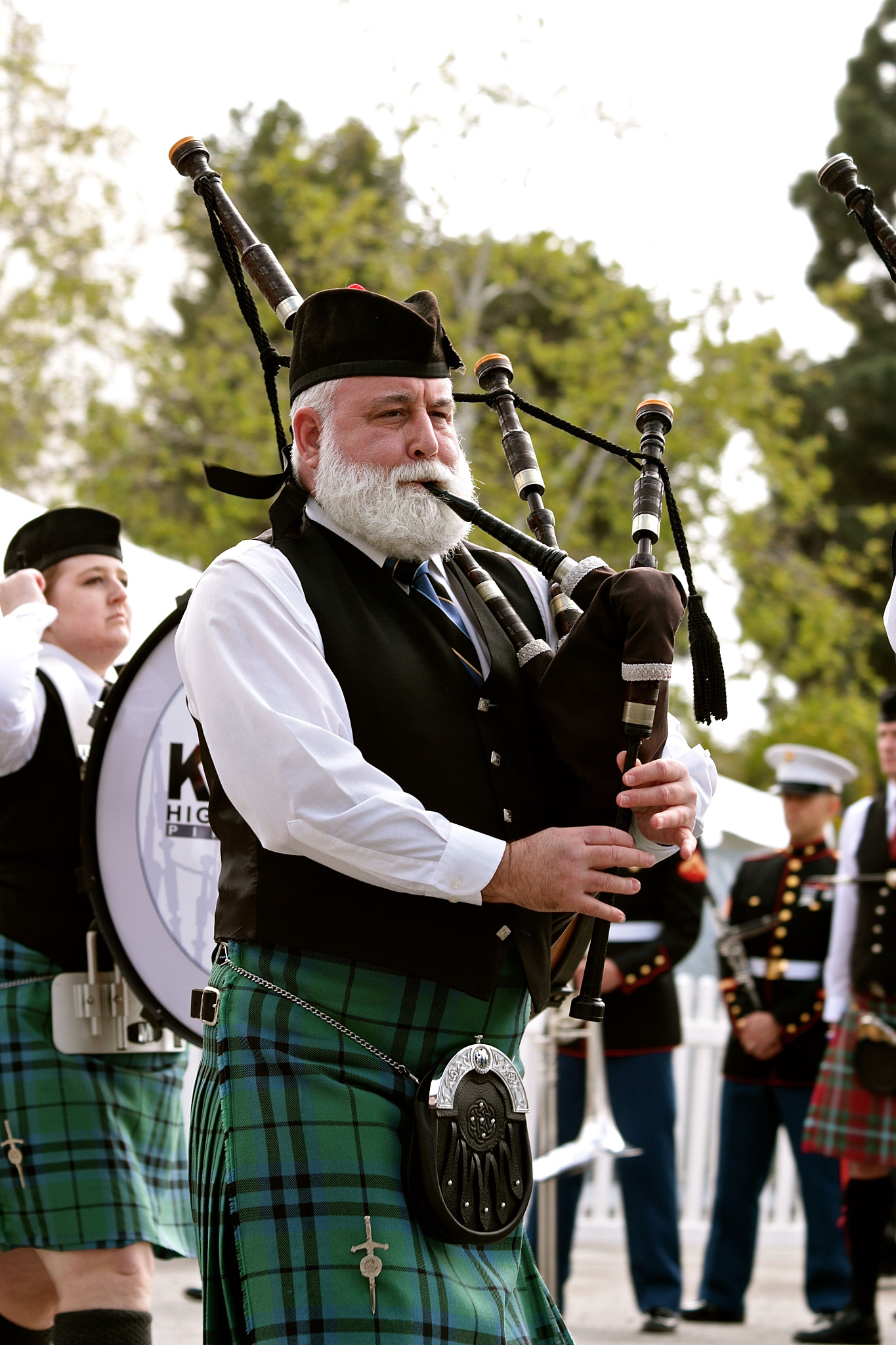 Canon EF 70-300mm F4-5.6 IS USM sample photo. Scotsfestival 2017 photography
