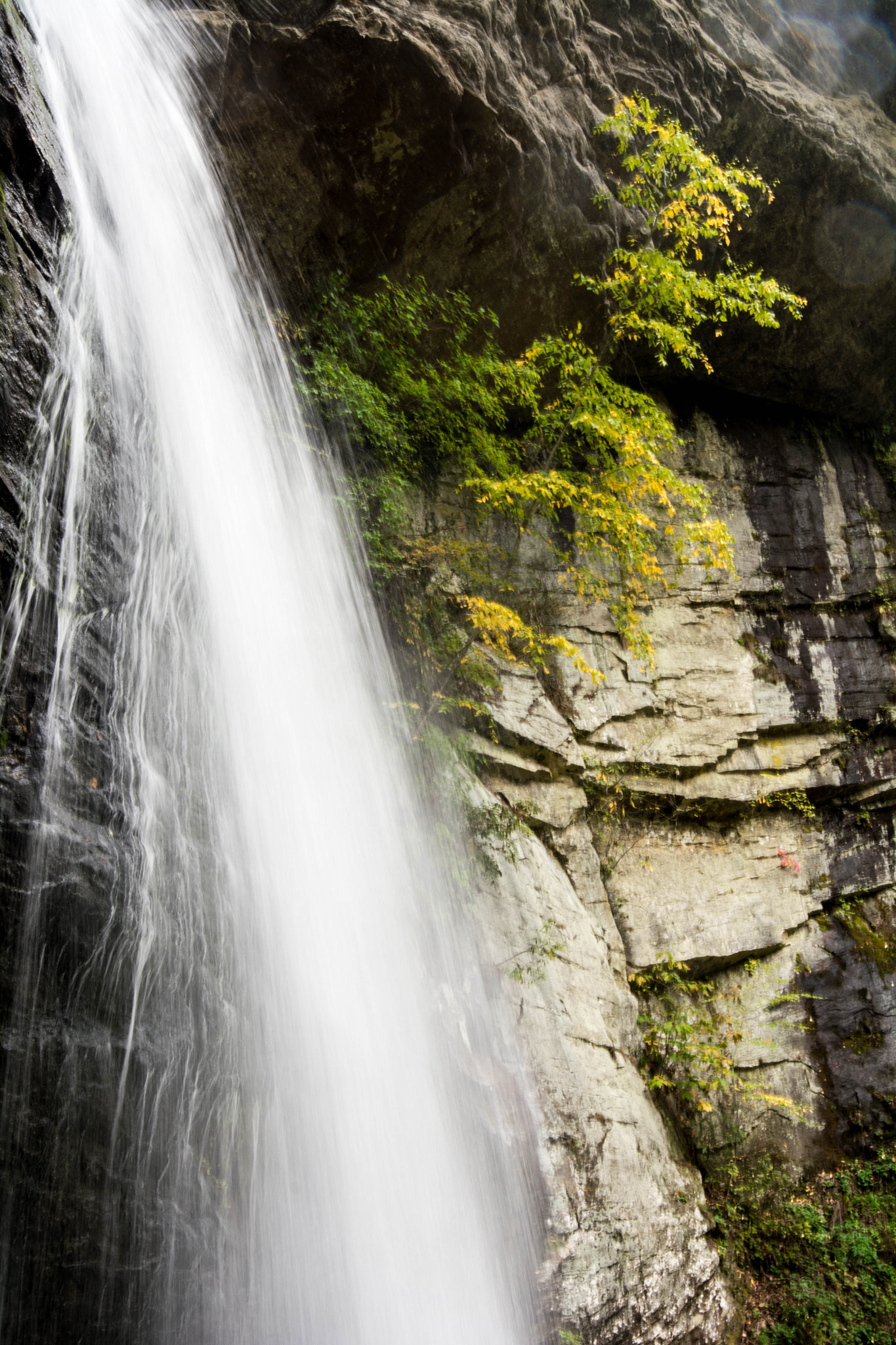 Nikon D5200 + Sigma 18-35mm F1.8 DC HSM Art sample photo. Looking glass falls flow photography