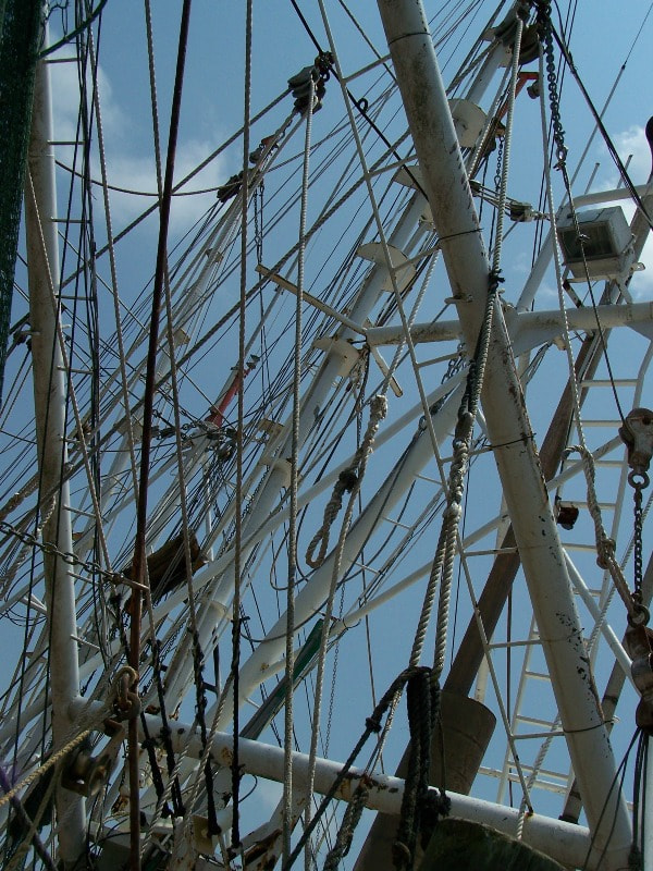 Kodak Z650 ZOOM DIGITAL CAMERA sample photo. Boat ropes and rigging photography