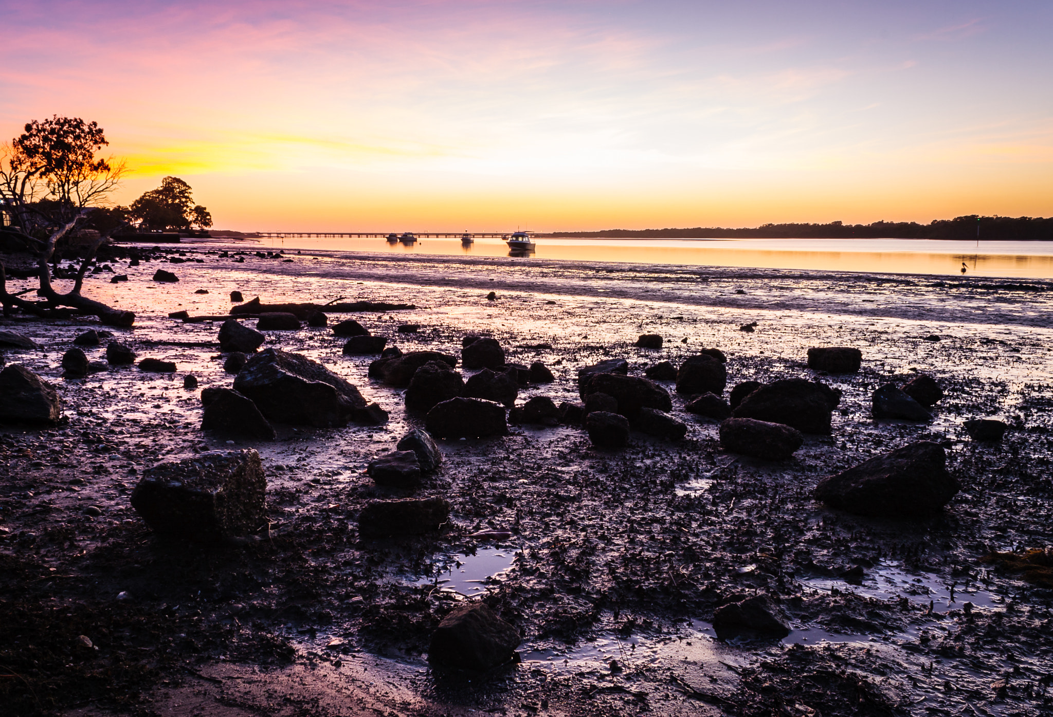 Canon EOS 40D sample photo. Low tide dawn photography
