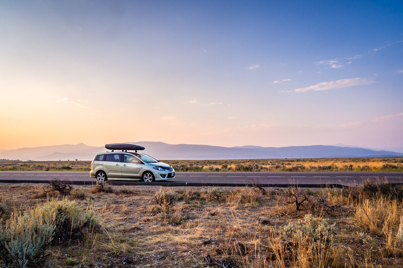 Panasonic Lumix G X Vario 12-35mm F2.8 ASPH Power OIS sample photo. Morning on the road photography