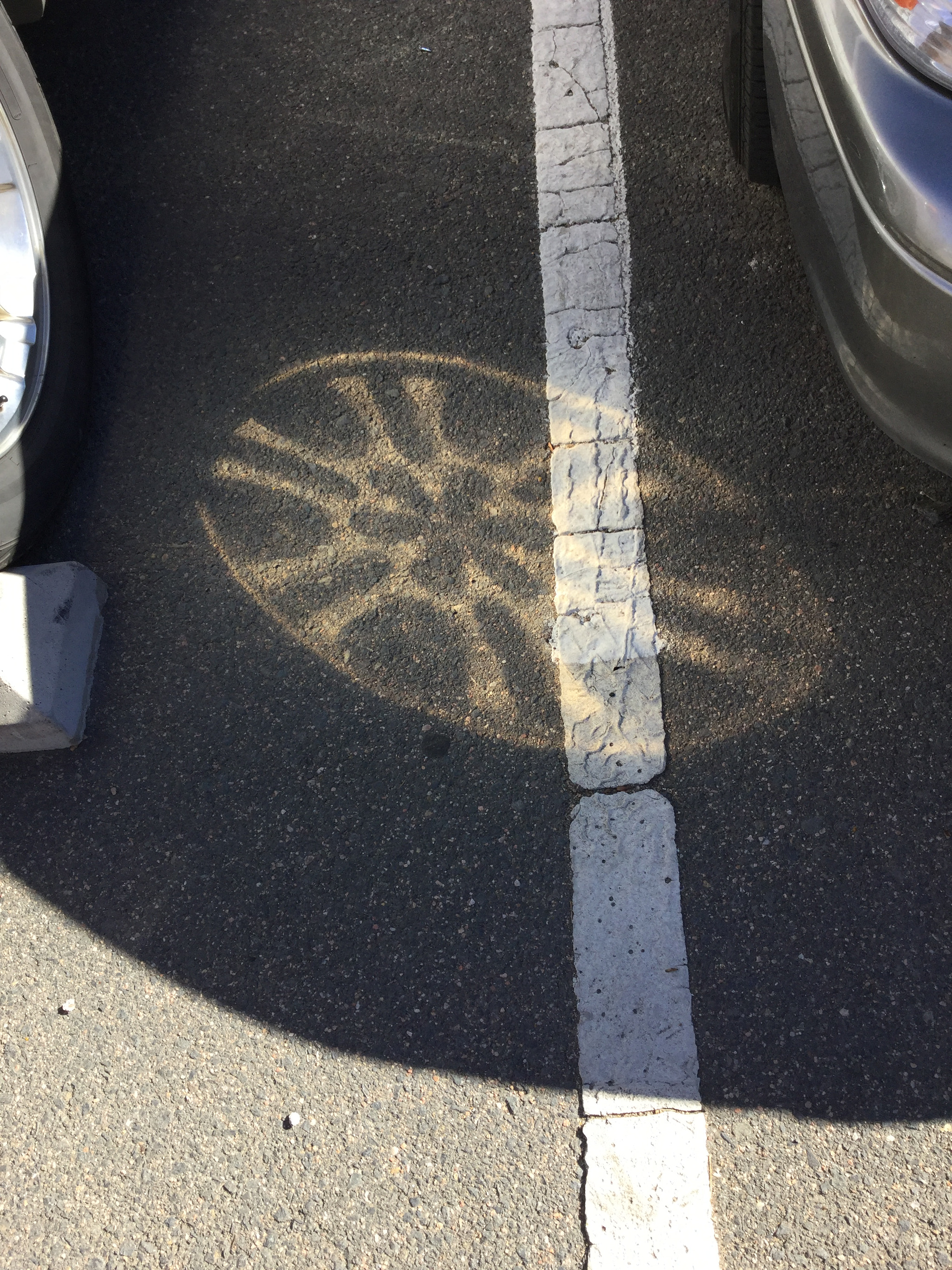 Apple iPad5,3 sample photo. Hubcap reflection photography