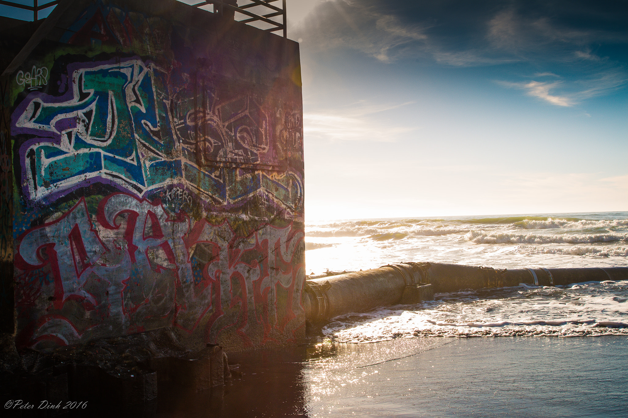 Canon EF 24-70mm F2.8L II USM sample photo. Out into the sea - fort funston photography