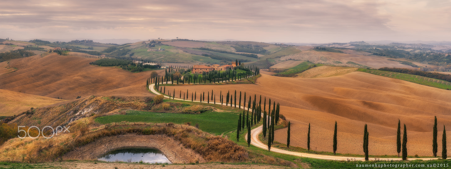 Tamron 18-270mm F3.5-6.3 Di II PZD sample photo. Italy. tuscany. landscape panorama from the villa agriturismo ba photography