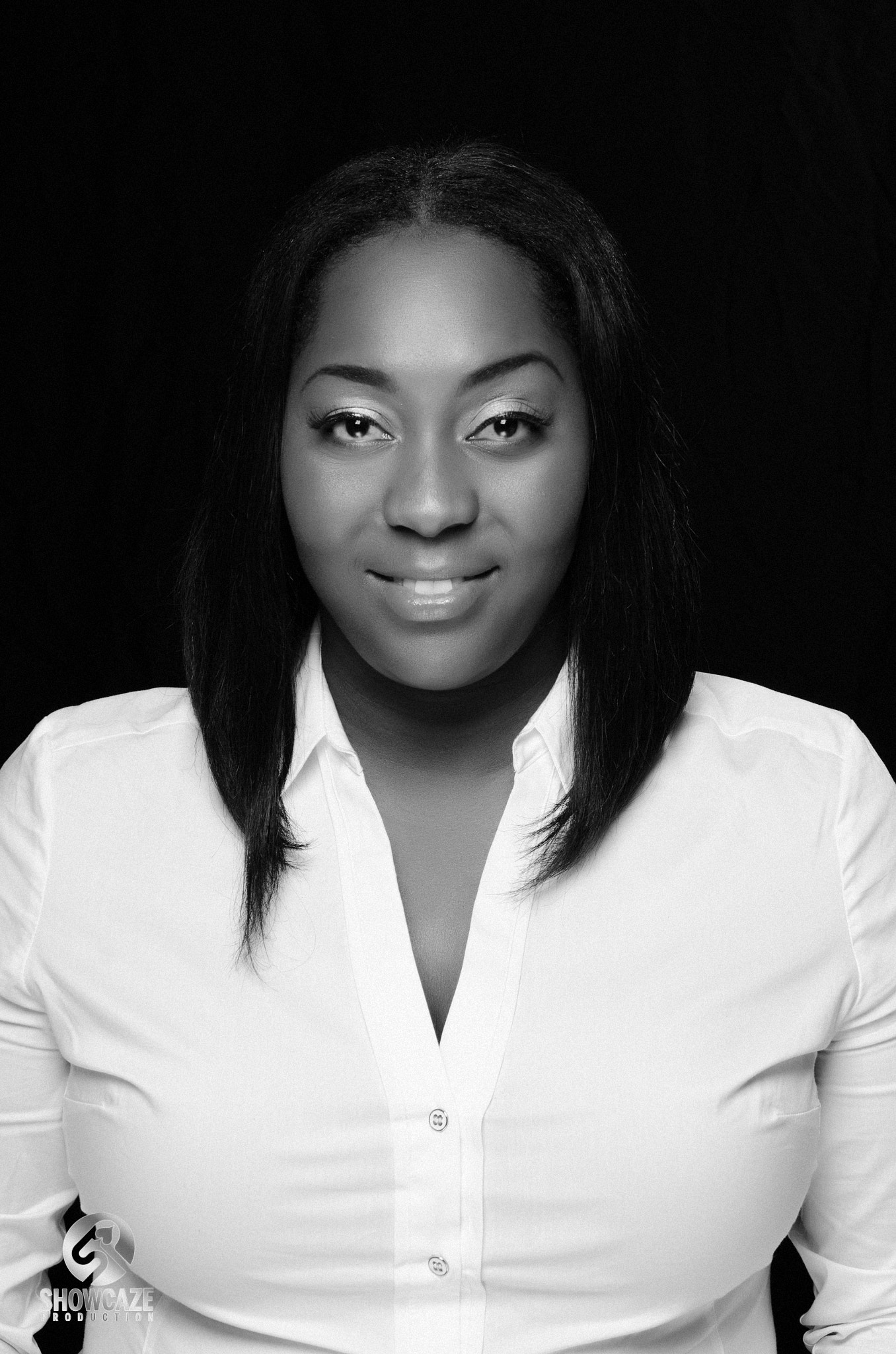 Nikon D7000 sample photo. Ebonyheadshot bw photography