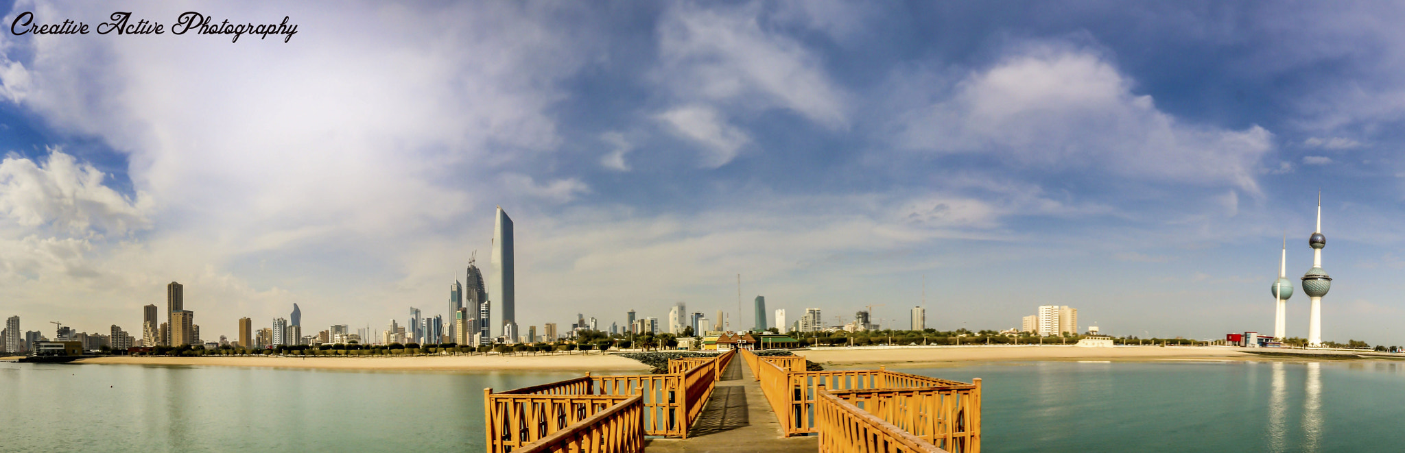 Canon EF-S 10-22mm F3.5-4.5 USM sample photo. Kuwait city skyline photography
