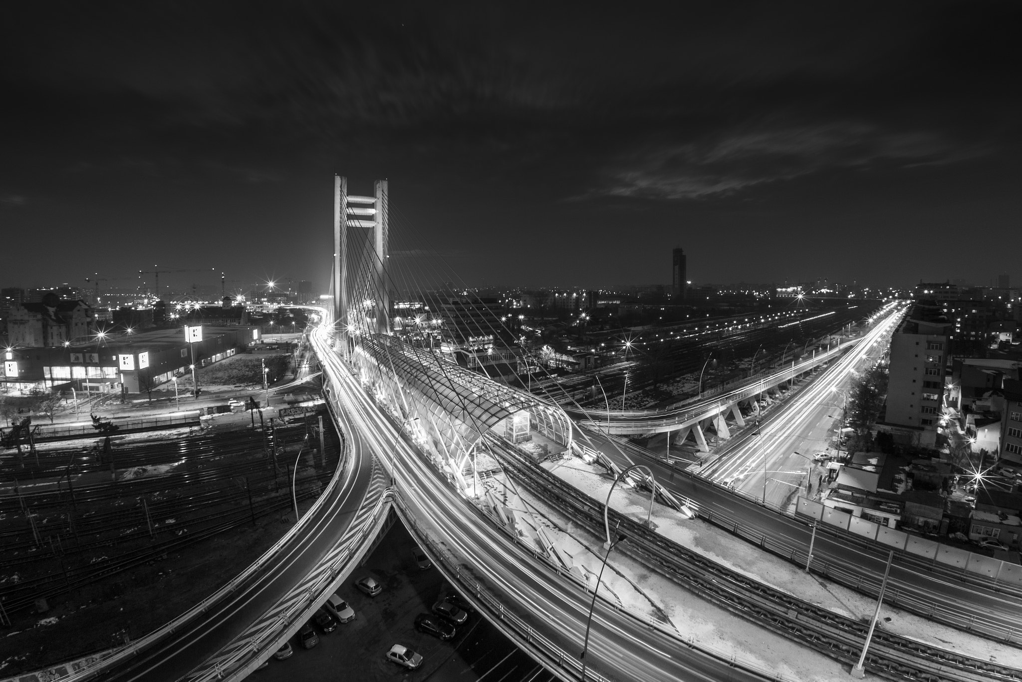 Canon EOS 6D + Canon EF 15mm F2.8 Fisheye sample photo. Basarab overpass photography