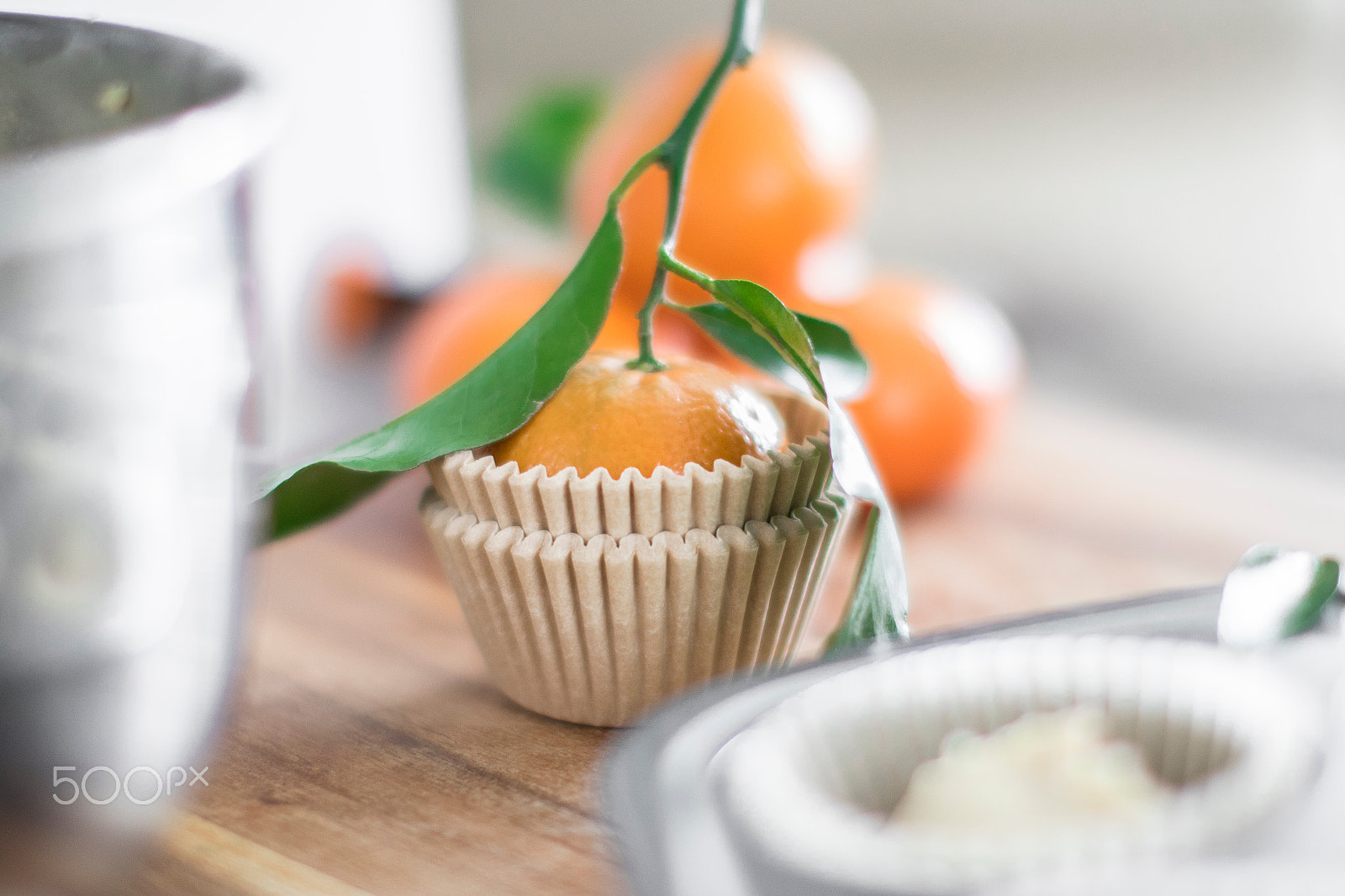 Canon EF 50mm F1.2L USM sample photo. Tangerine muffins photography