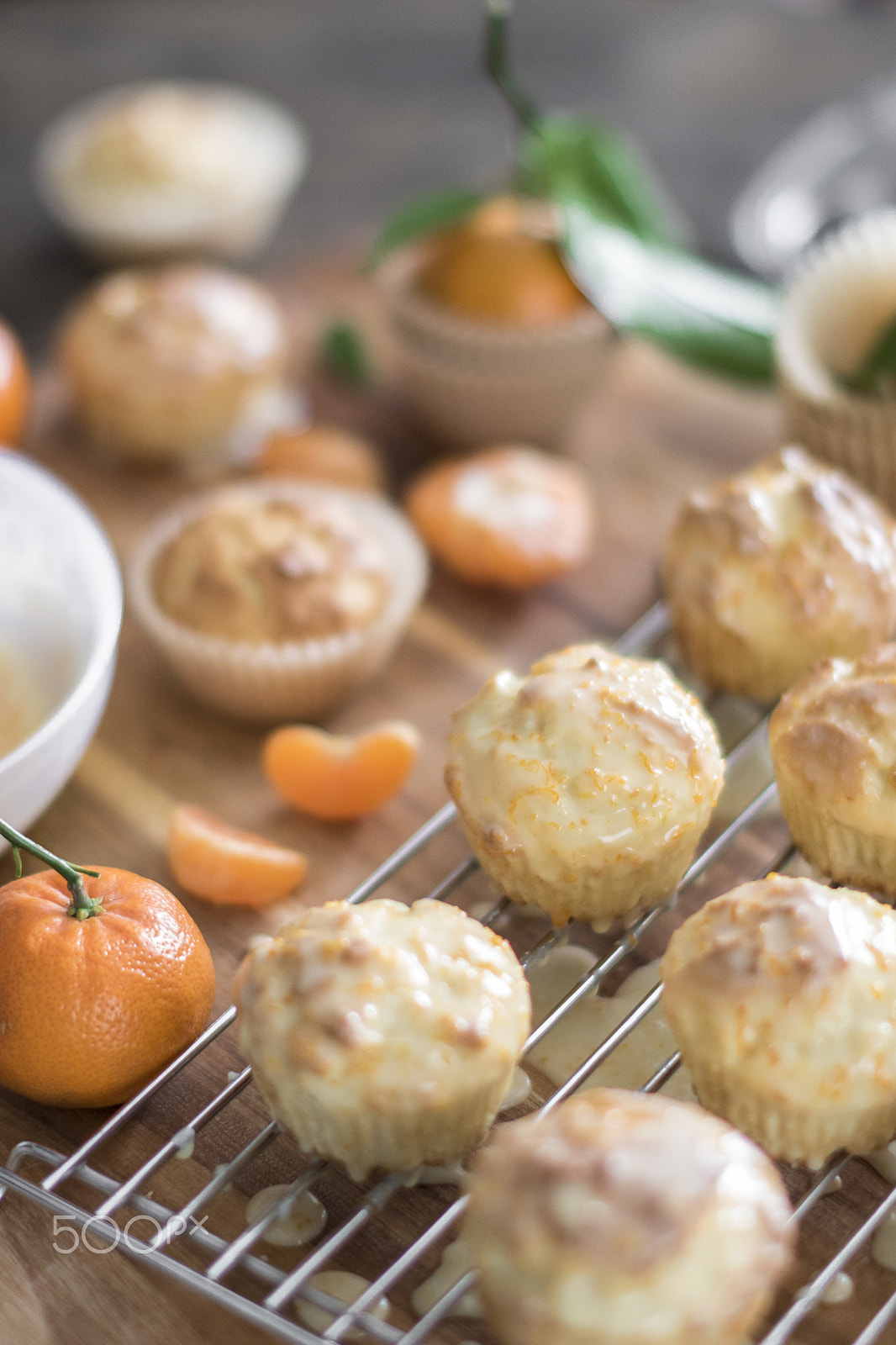 Canon EF 50mm F1.2L USM sample photo. Tangerine muffins photography