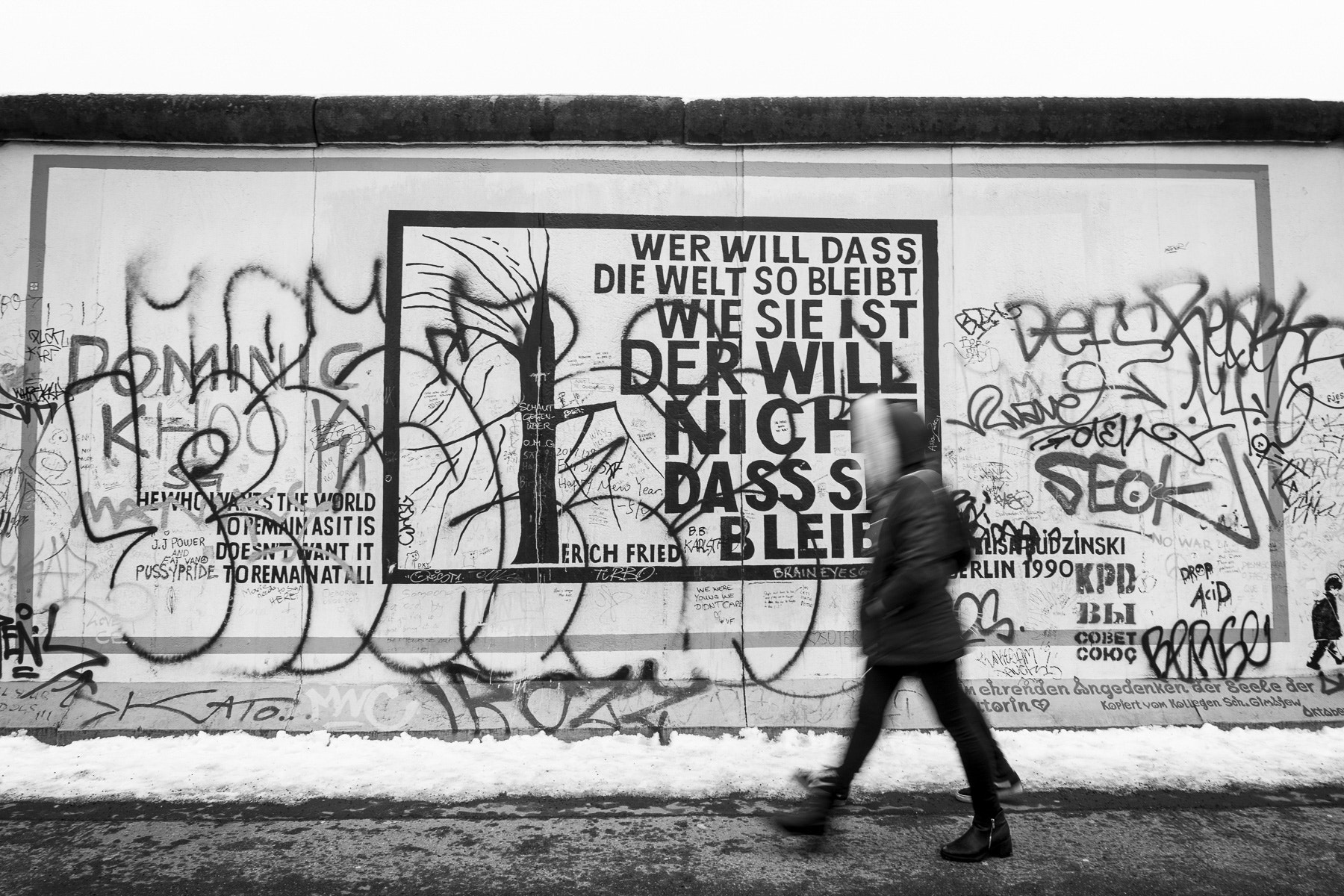 Nikon AF-S Nikkor 14-24mm F2.8G ED sample photo. Remaining segments of the berlin wall photography