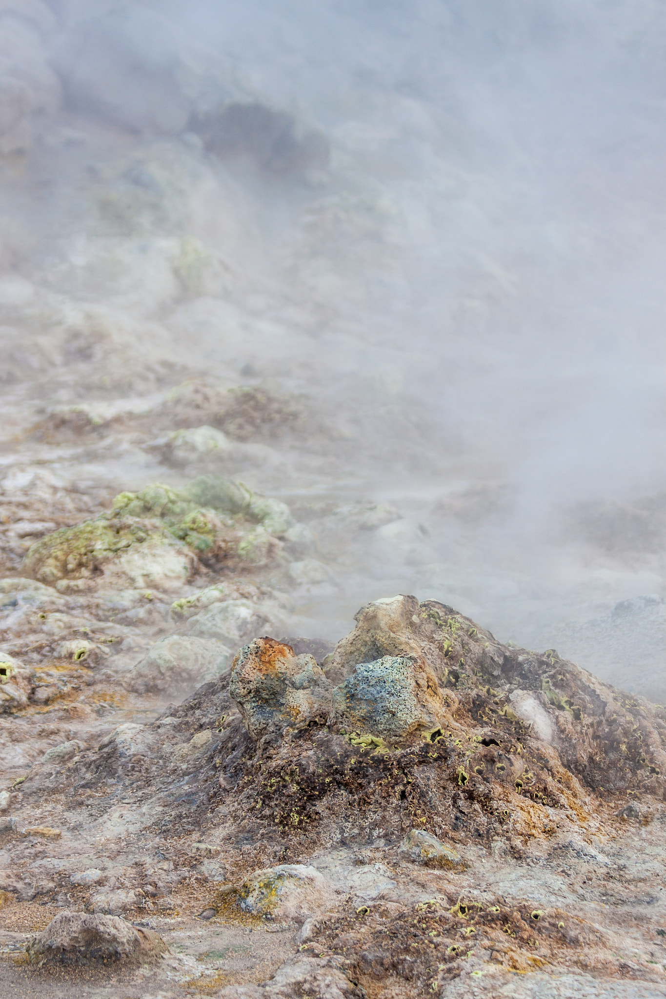 Canon EF 70-300mm F4-5.6 IS USM sample photo. Sulfur and solfatare (close up 2) photography