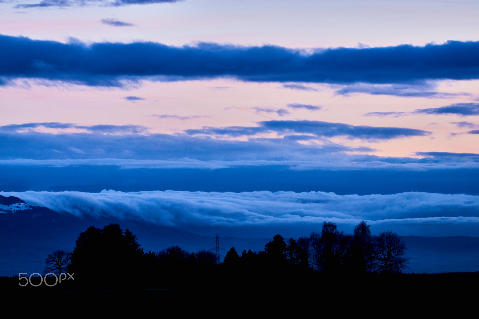 Minolta AF 300mm F2.8 HS-APO G sample photo. Sunset clouds two photography