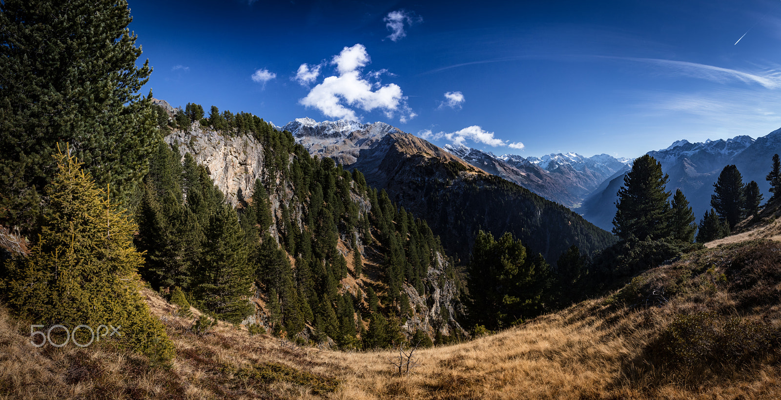 Canon EOS 5DS R sample photo. Panoramic view of pitztal photography