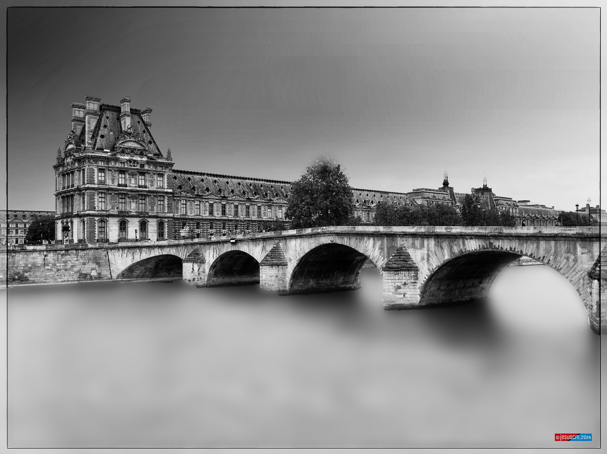 Apple iPad sample photo. Sous le ponts de paris photography