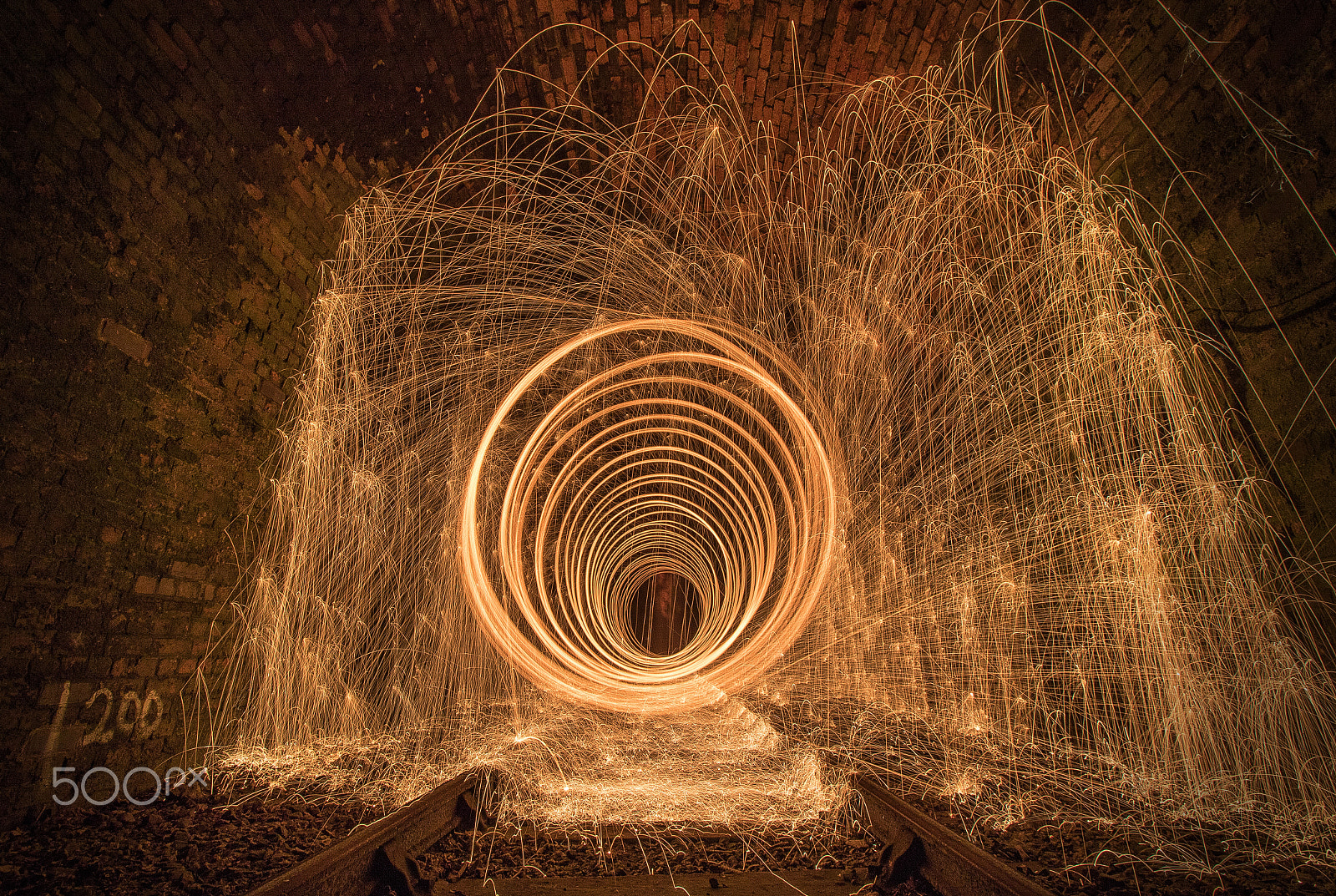 Canon EOS 7D Mark II sample photo. Tunnel of fire.... photography