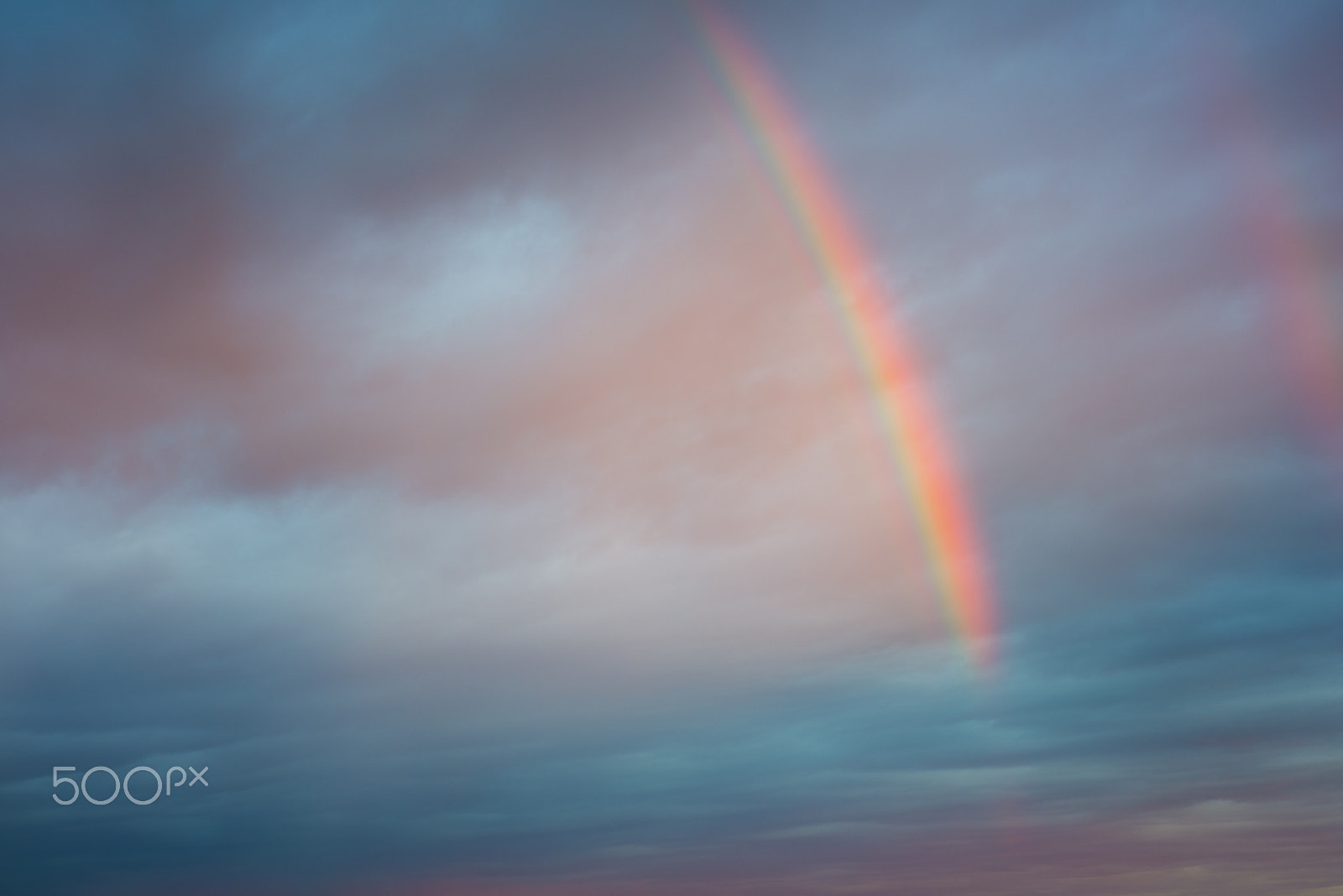 Nikon D800 sample photo. A bright rainbow in the sky photography