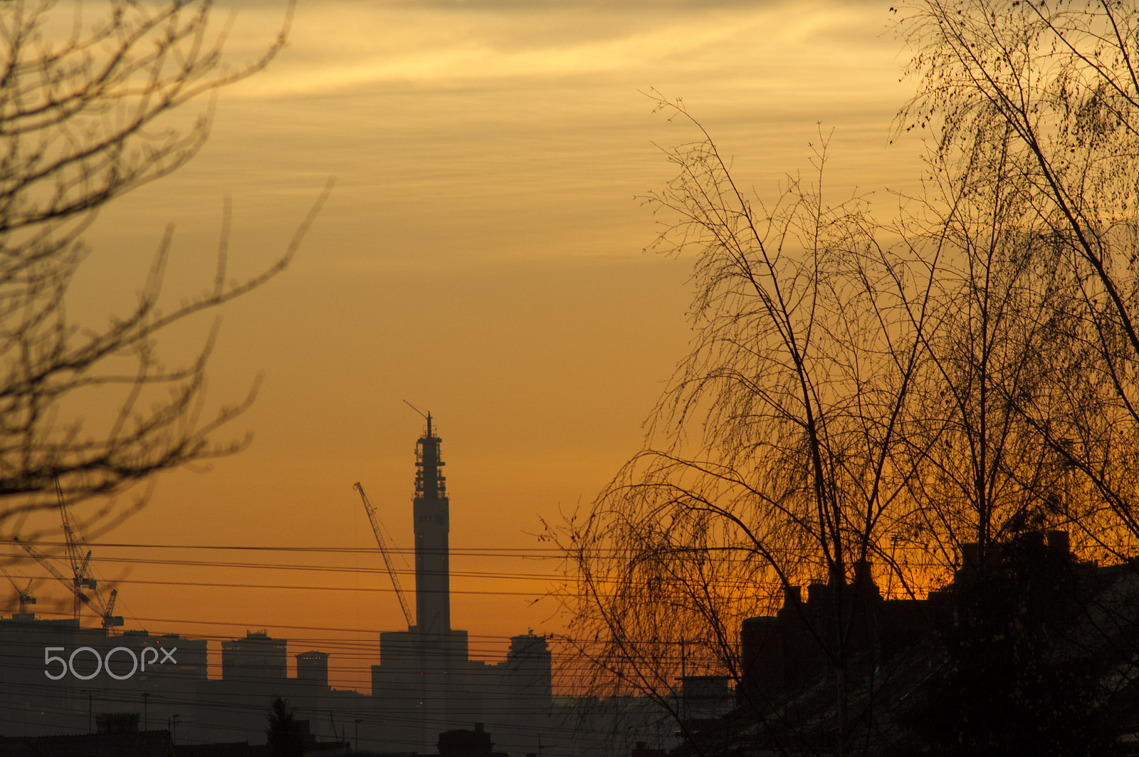 Pentax K-x + Tamron AF 70-300mm F4-5.6 LD Macro 1:2 sample photo. Autmn sunset photography